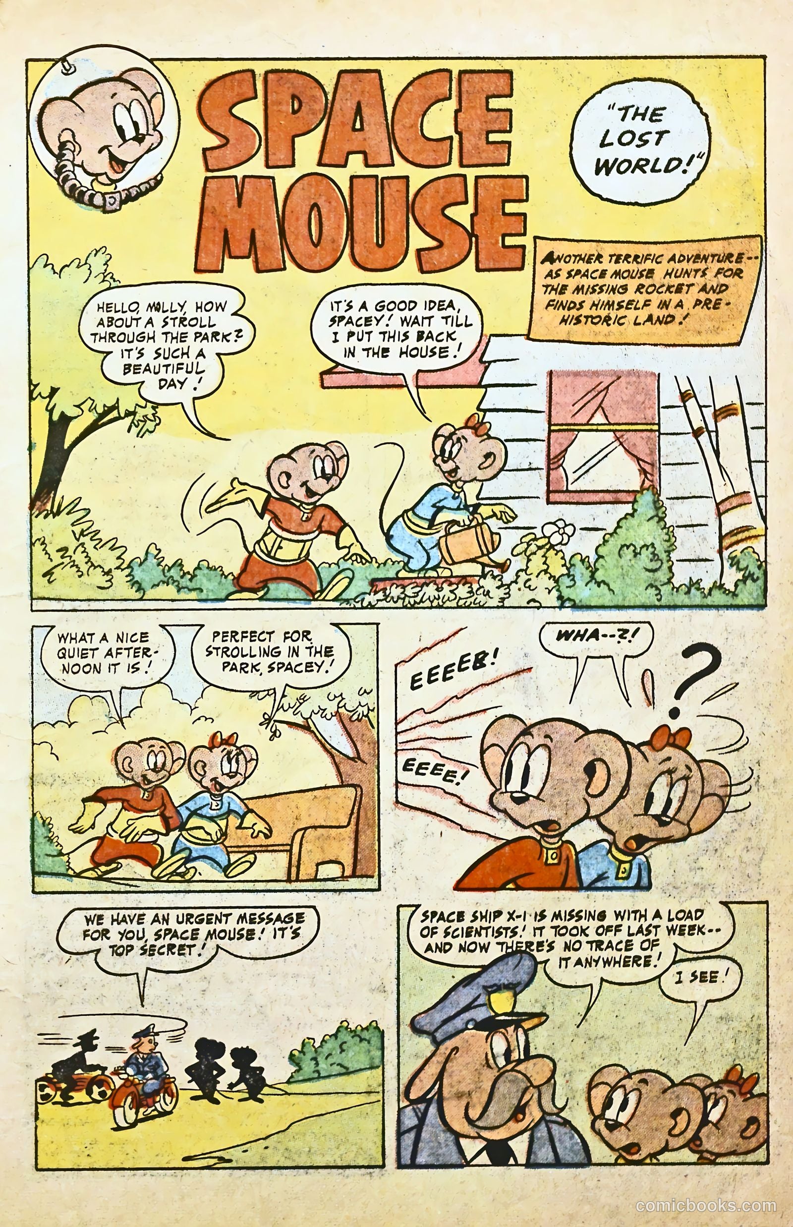 Space Comics #5 (1954) — page 3 of 36