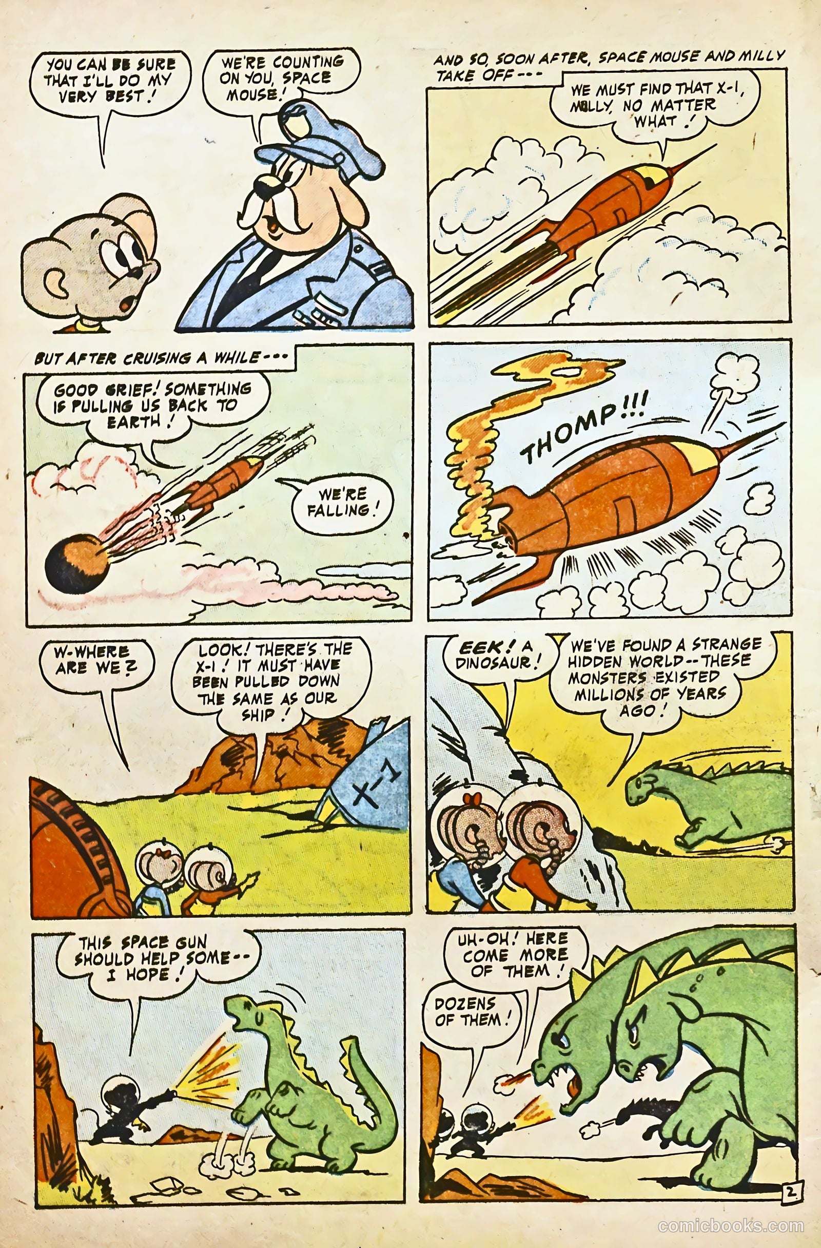 Space Comics #5 (1954) — page 4 of 36