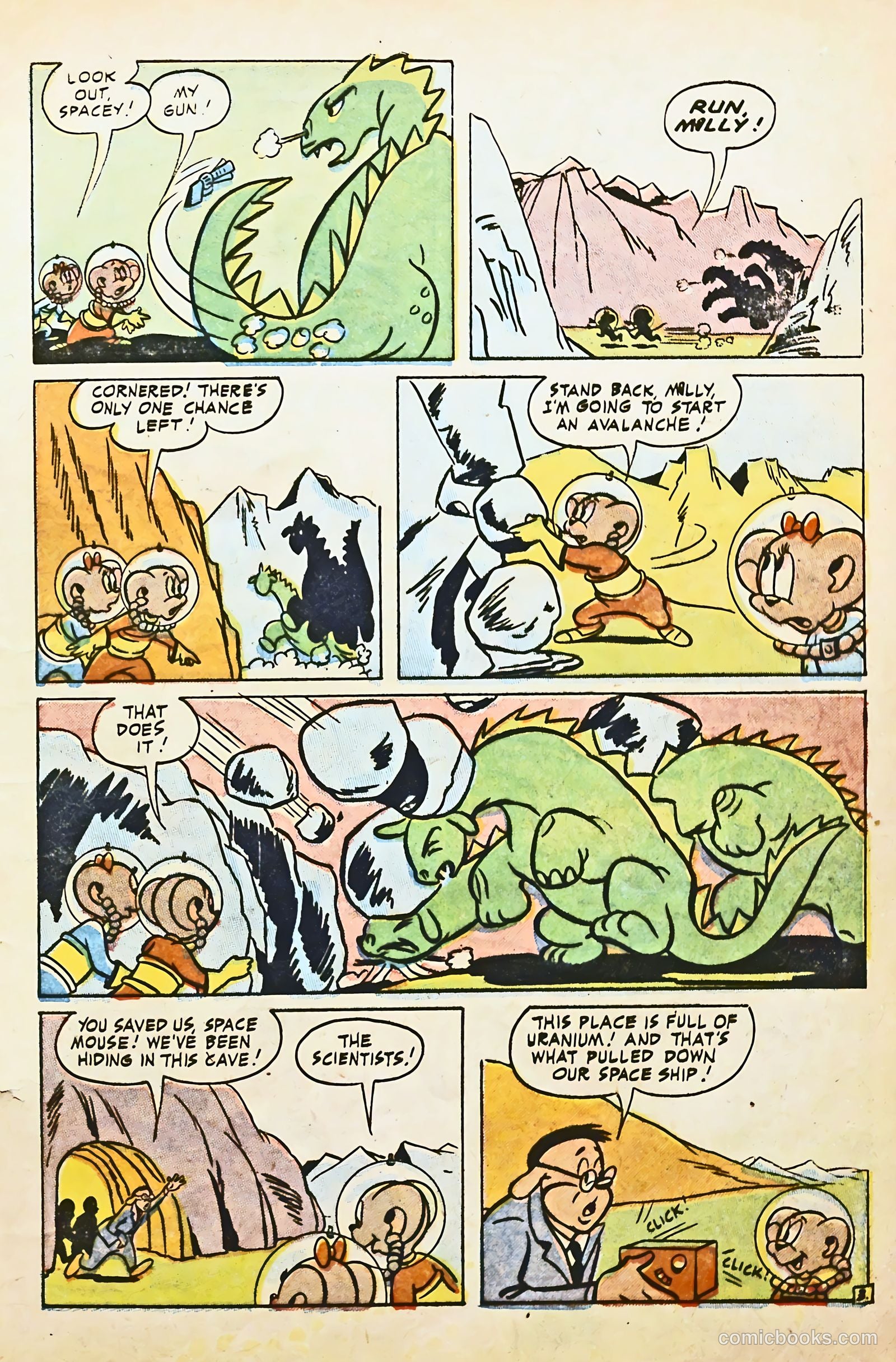 Space Comics #5 (1954) — page 5 of 36