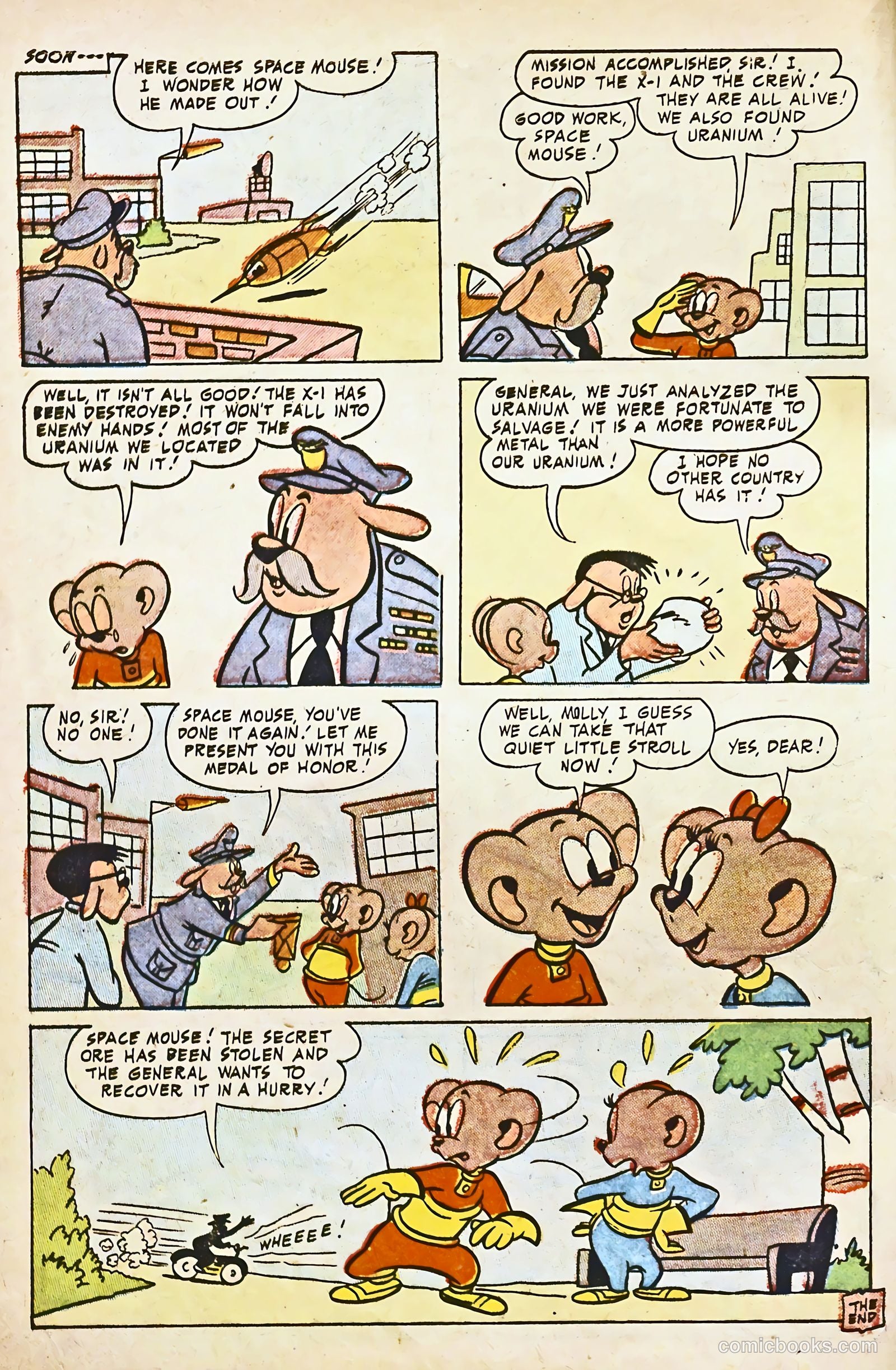 Space Comics #5 (1954) — page 8 of 36