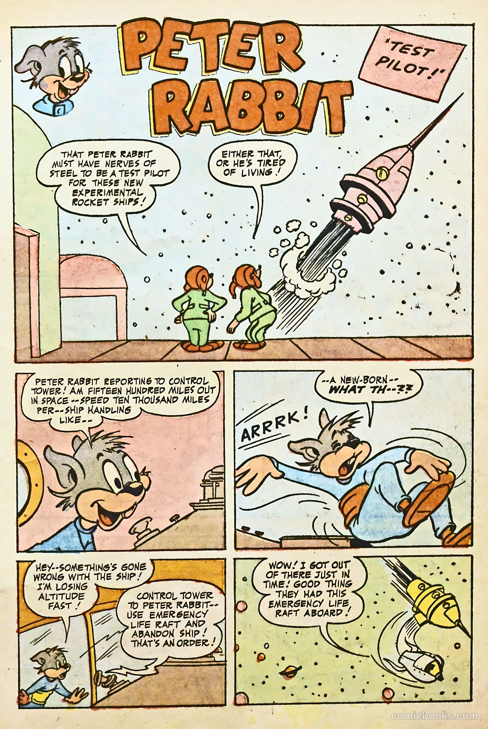 Space Comics #5 (1954) — page 9 of 36