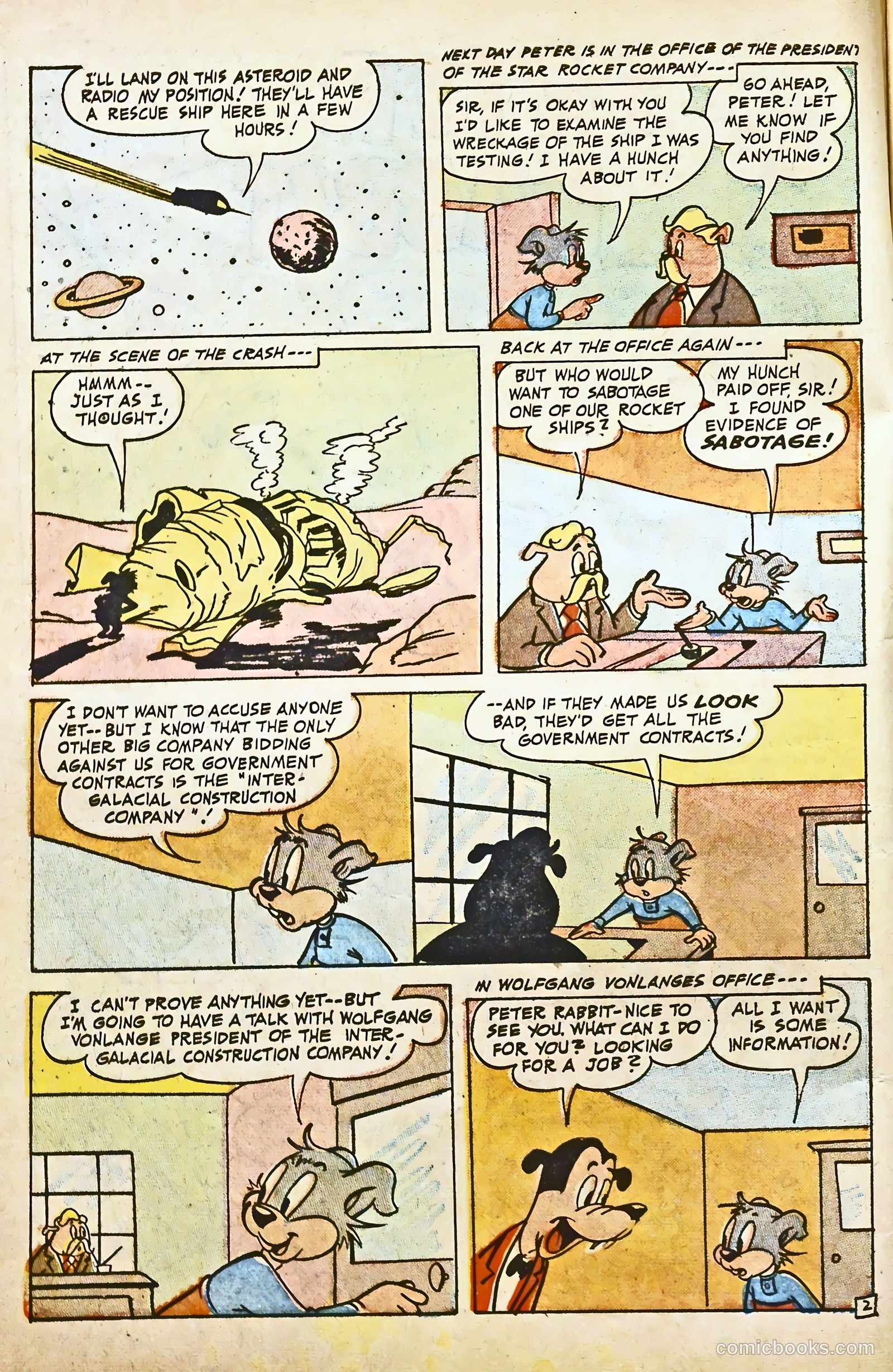 Space Comics #5 (1954) — page 10 of 36