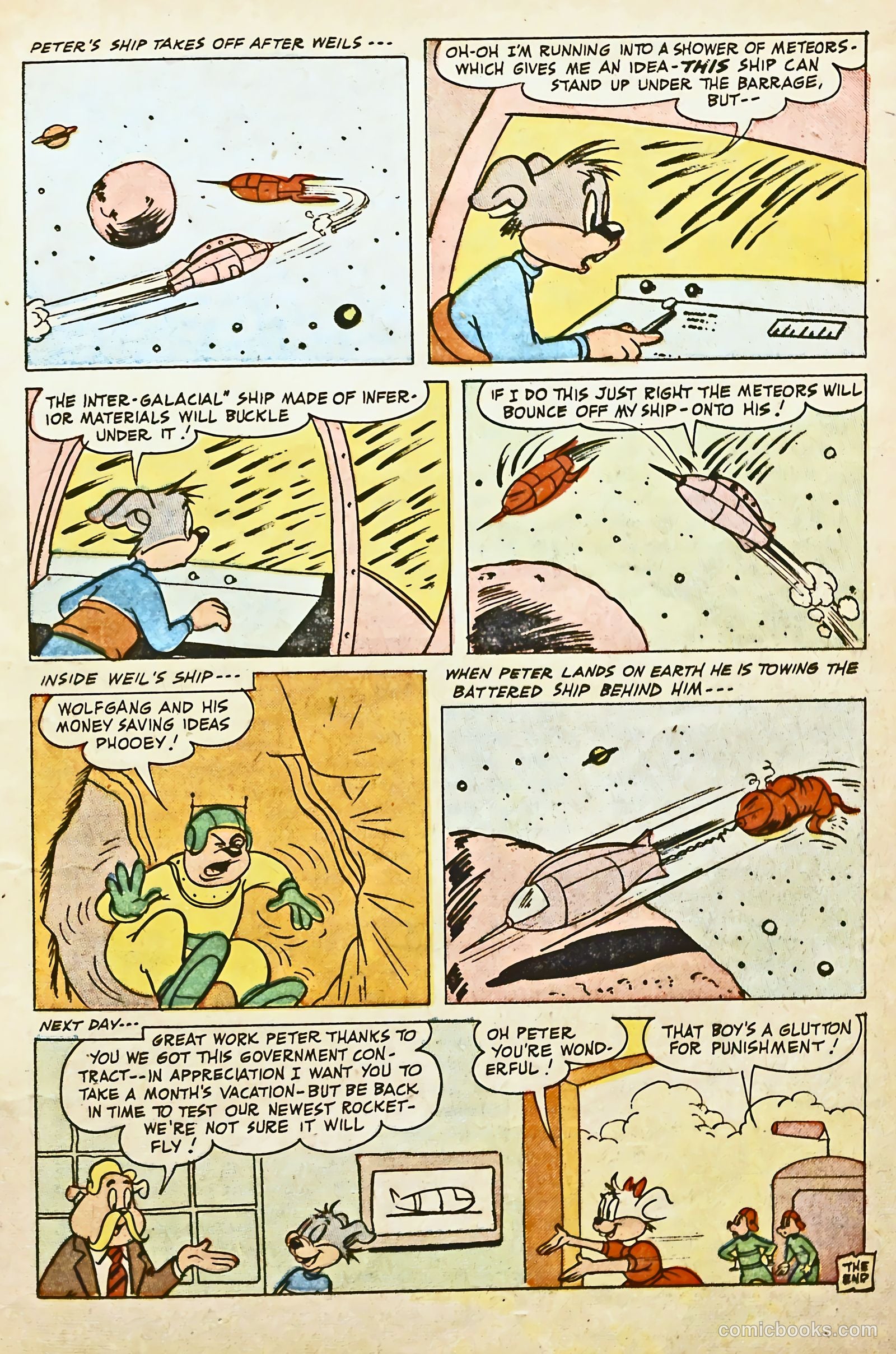 Space Comics #5 (1954) — page 15 of 36