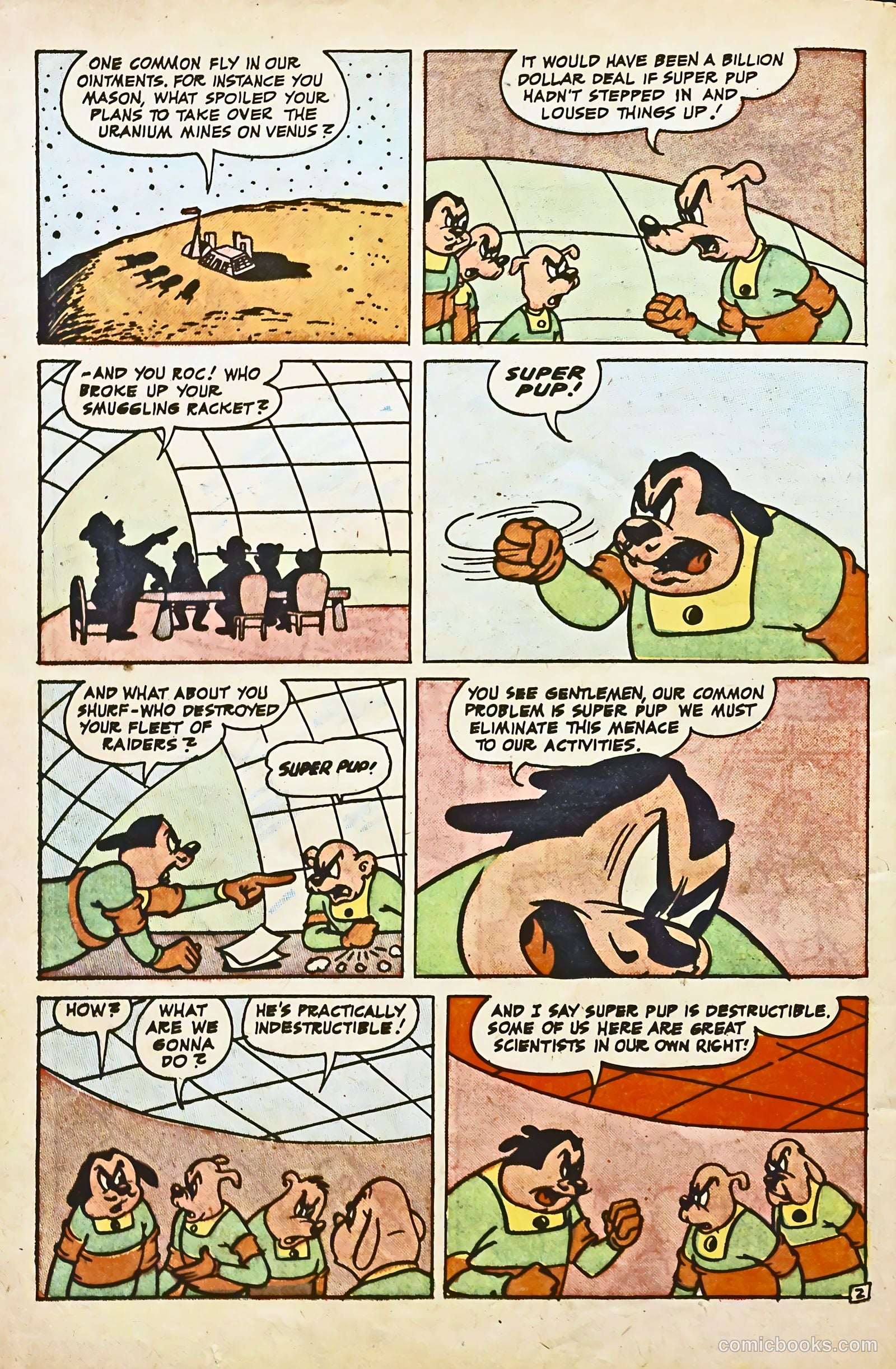 Space Comics #5 (1954) — page 20 of 36