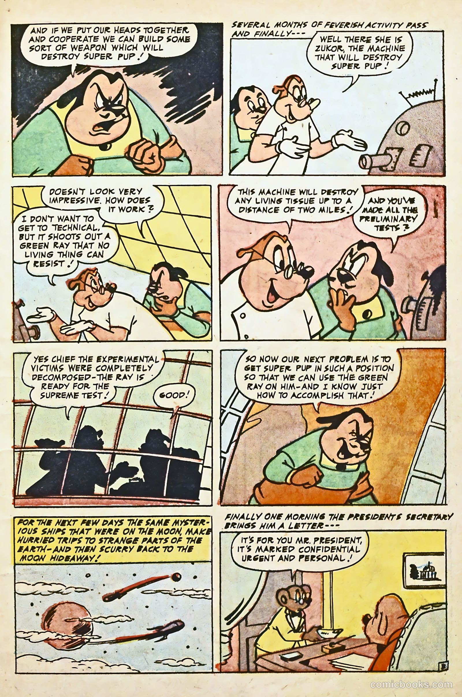 Space Comics #5 (1954) — page 21 of 36