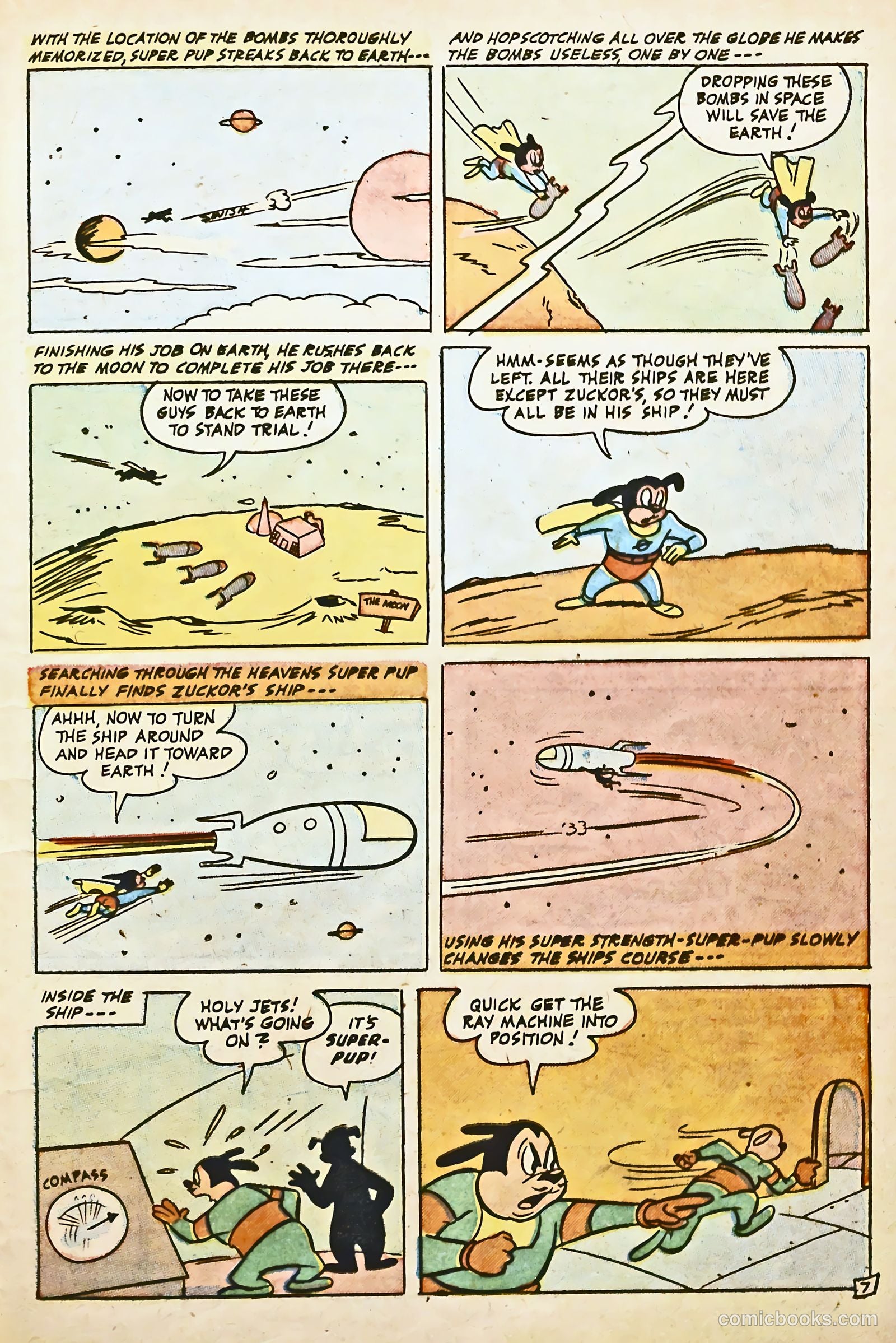 Space Comics #5 (1954) — page 25 of 36