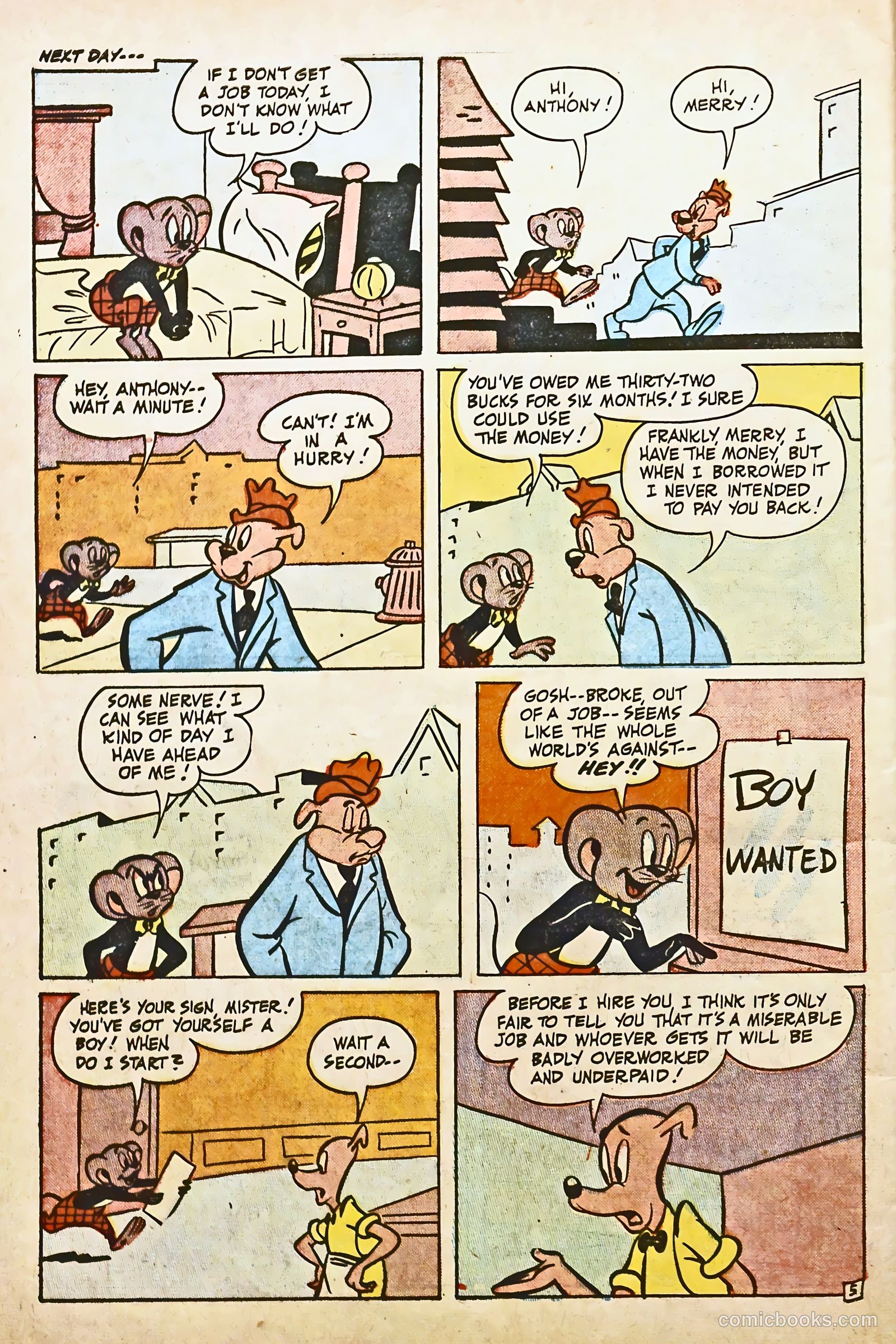 Space Comics #5 (1954) — page 30 of 36