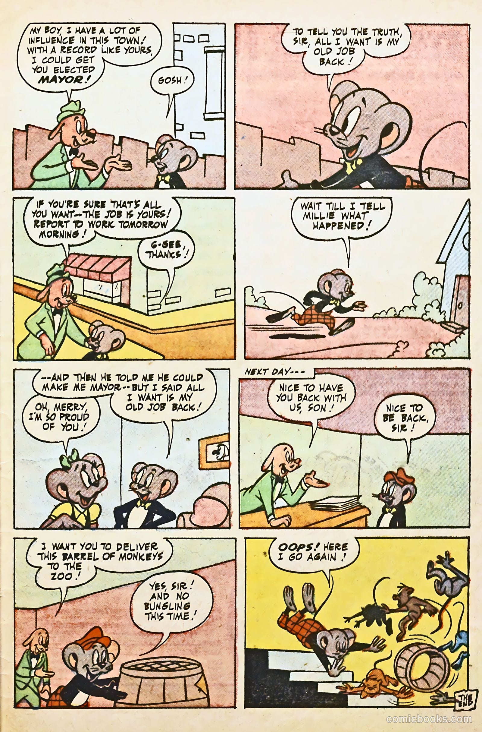 Space Comics #5 (1954) — page 33 of 36