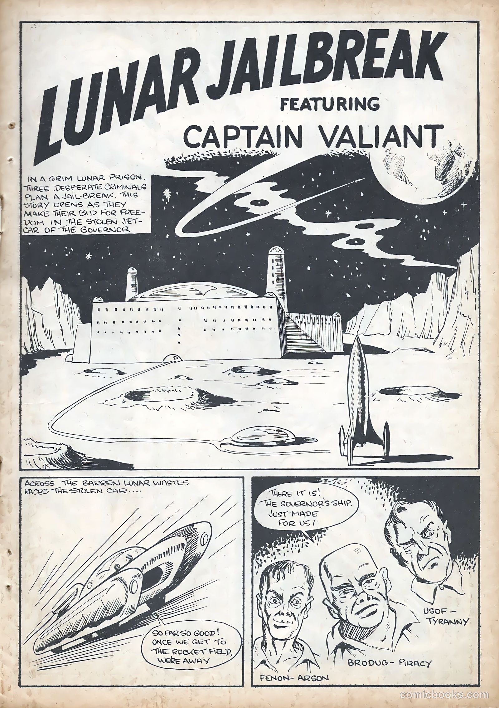 Space Comics #57 (1953) — page 3 of 28
