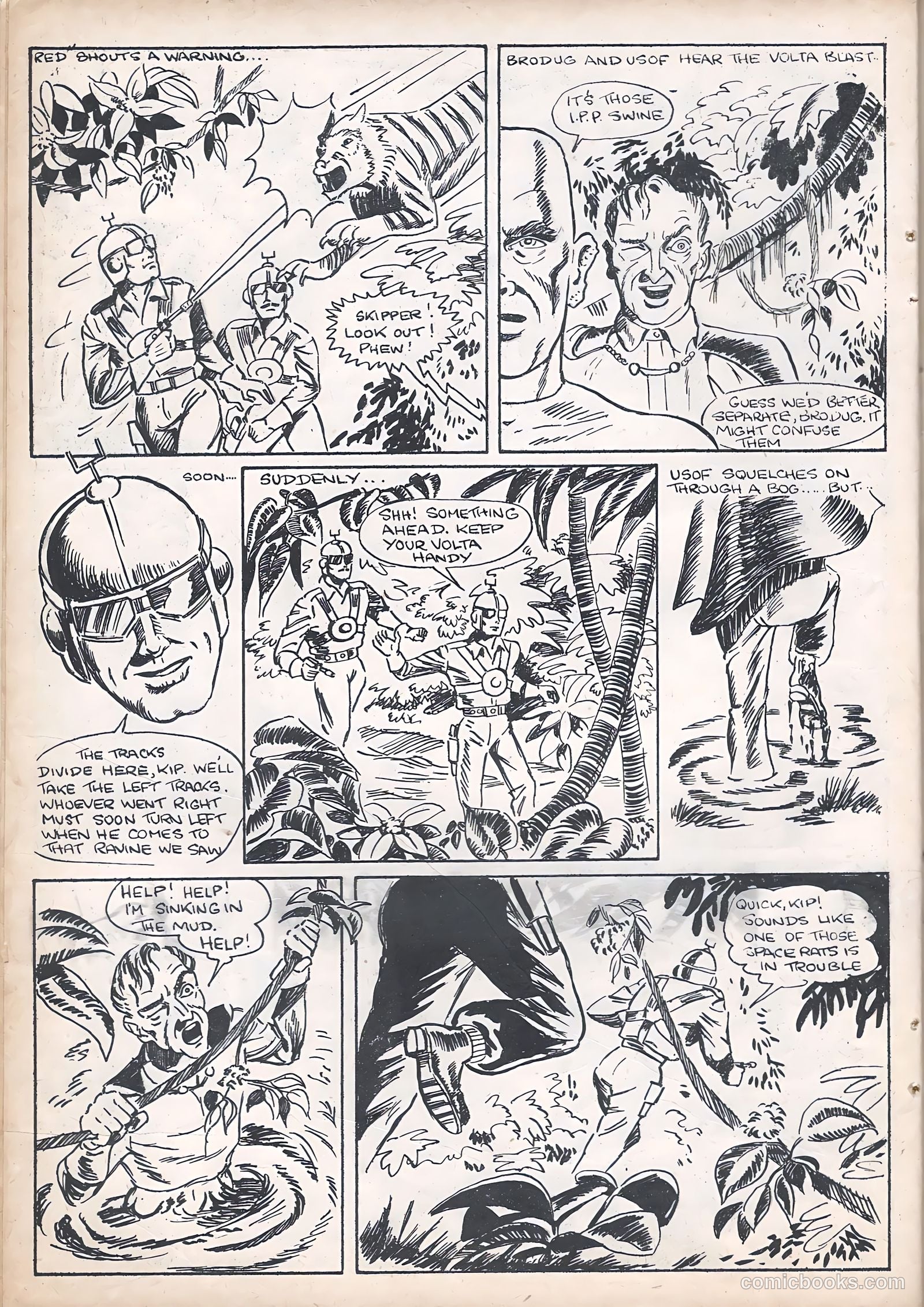 Space Comics #57 (1953) — page 8 of 28