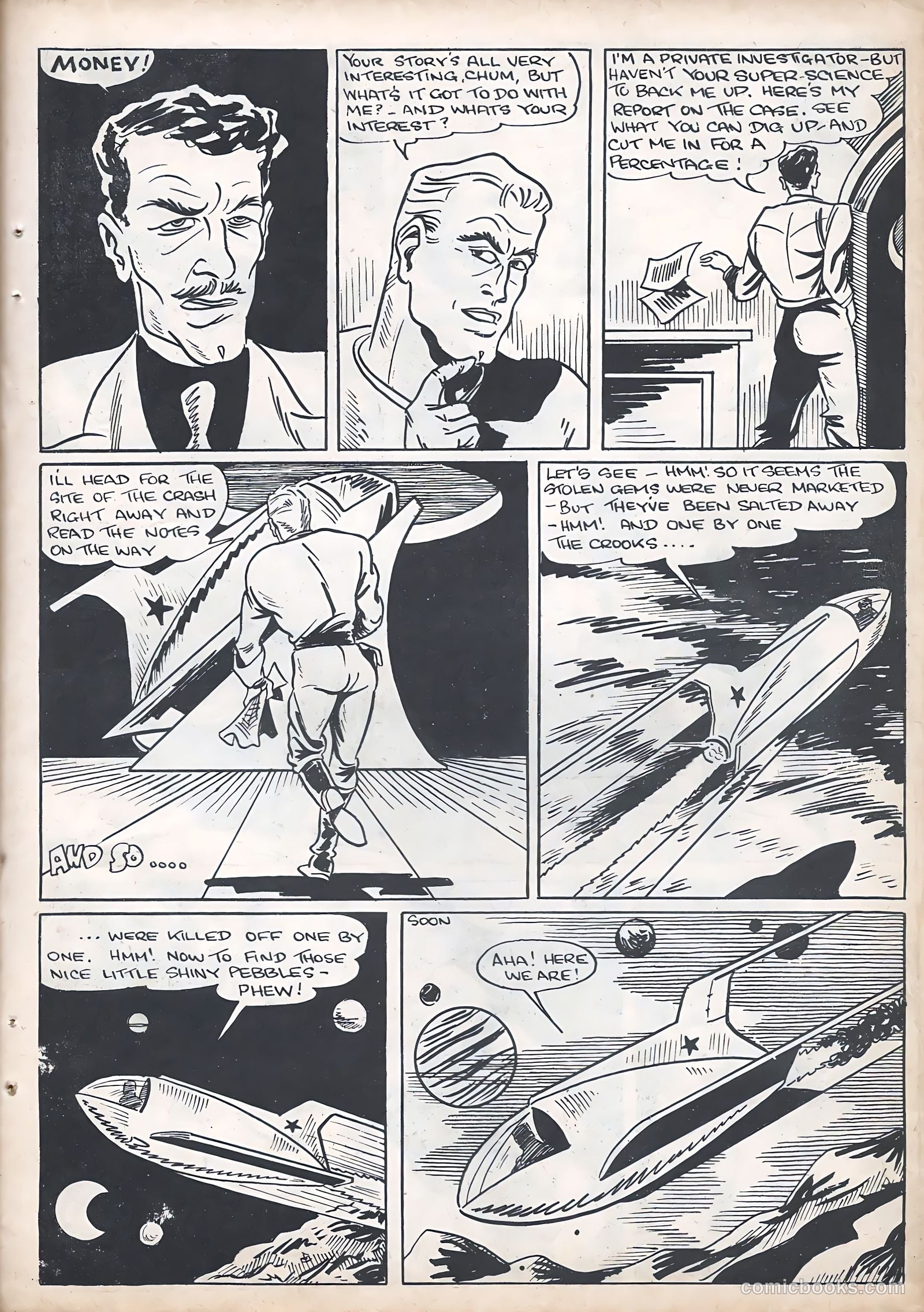 Space Comics #57 (1953) — page 17 of 28