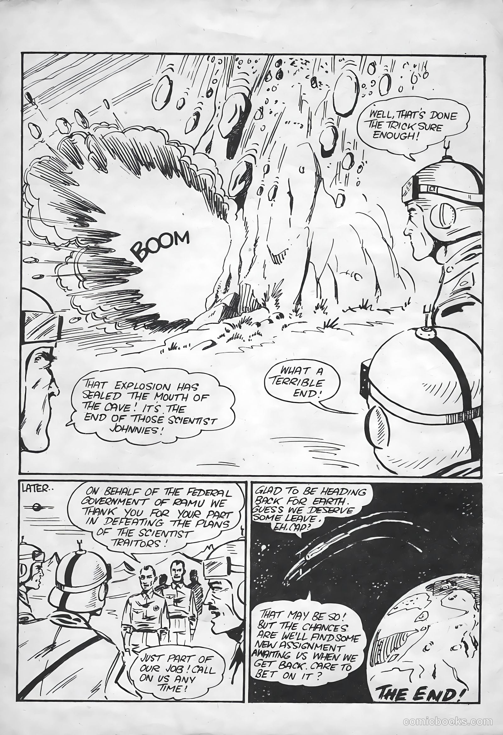 Space Comics #74 (1954) — page 26 of 28