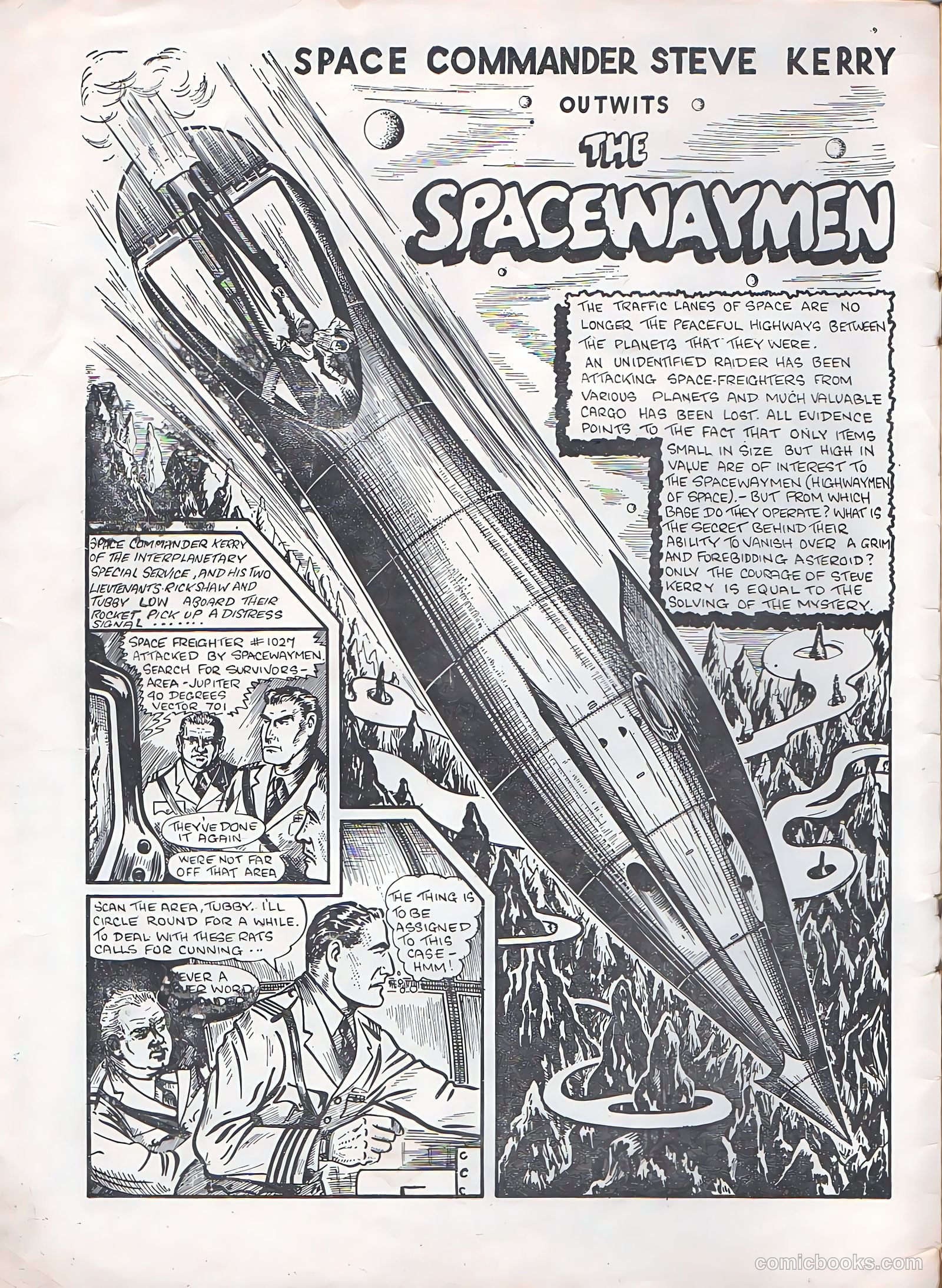Space Commander Kerry #51 (1953) — page 2 of 28