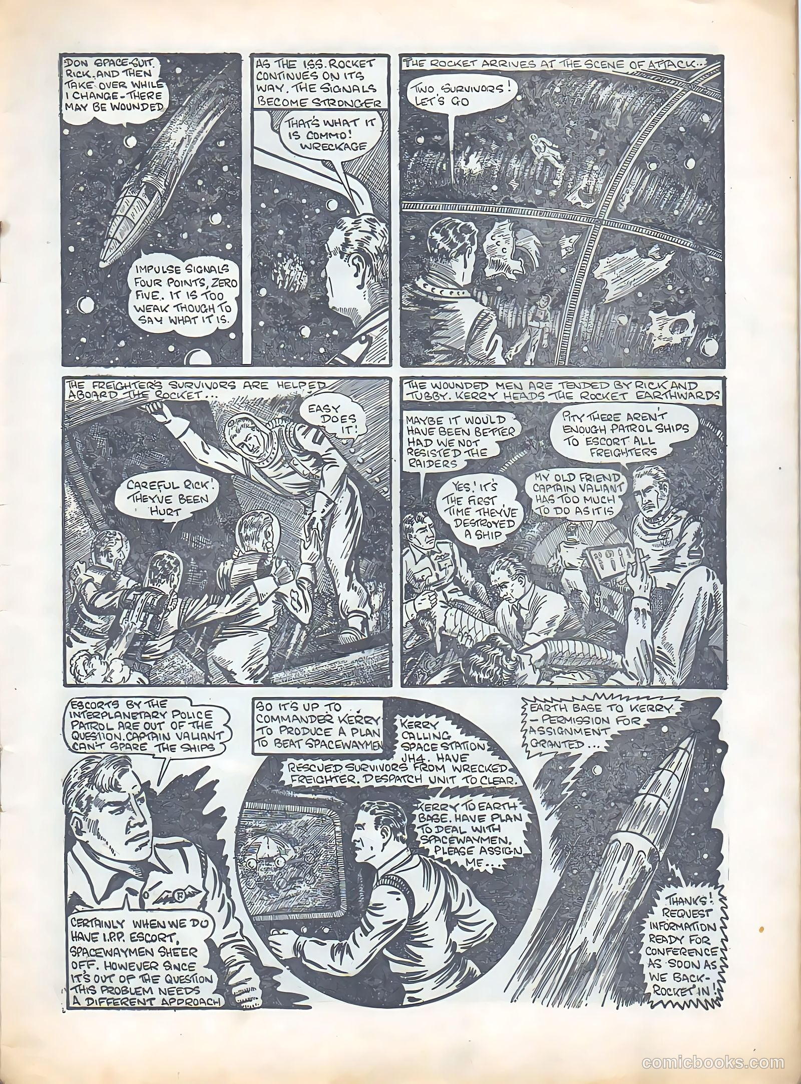Space Commander Kerry #51 (1953) — page 3 of 28