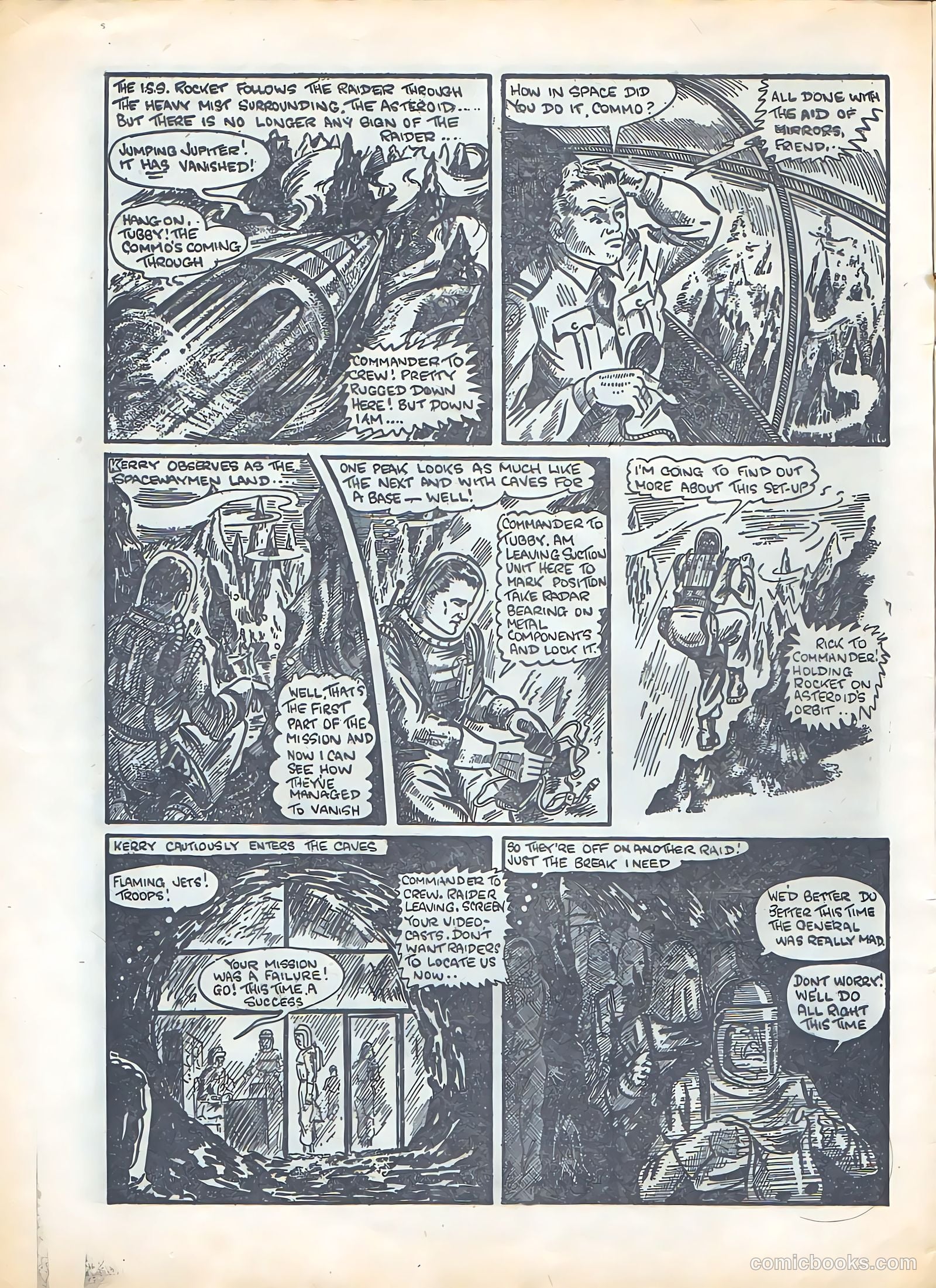 Space Commander Kerry #51 (1953) — page 6 of 28