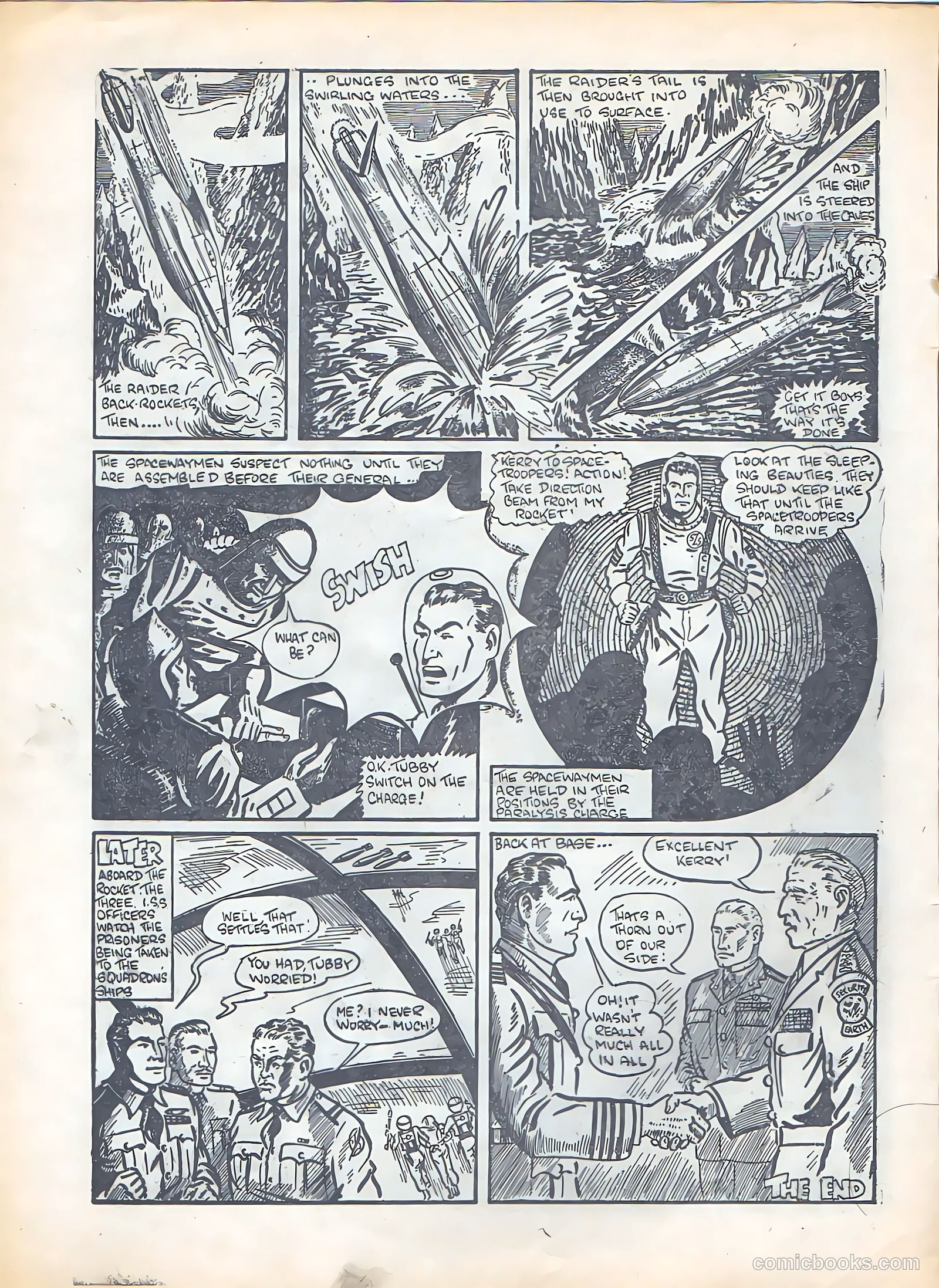 Space Commander Kerry #51 (1953) — page 8 of 28