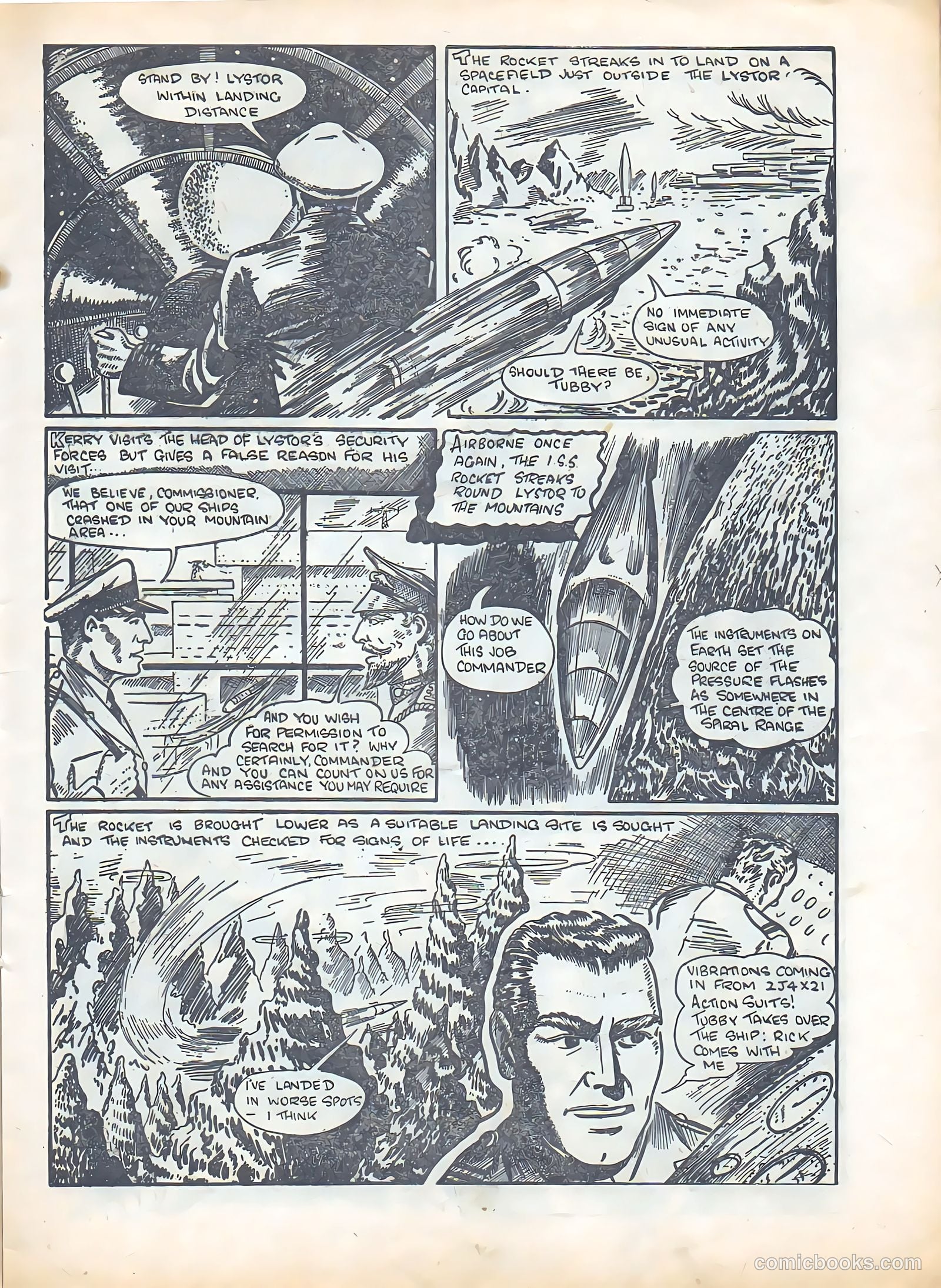 Space Commander Kerry #51 (1953) — page 11 of 28