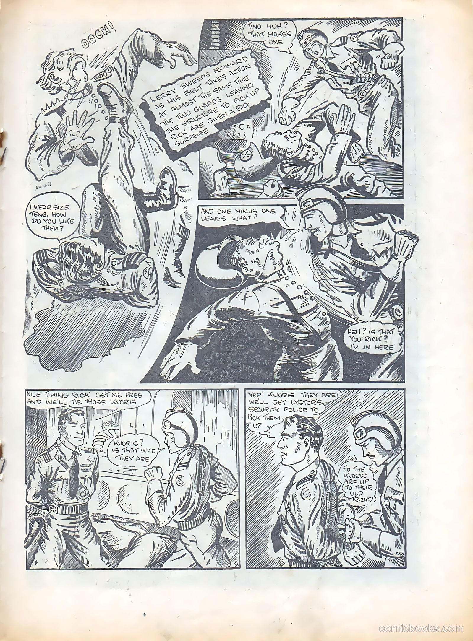 Space Commander Kerry #51 (1953) — page 15 of 28