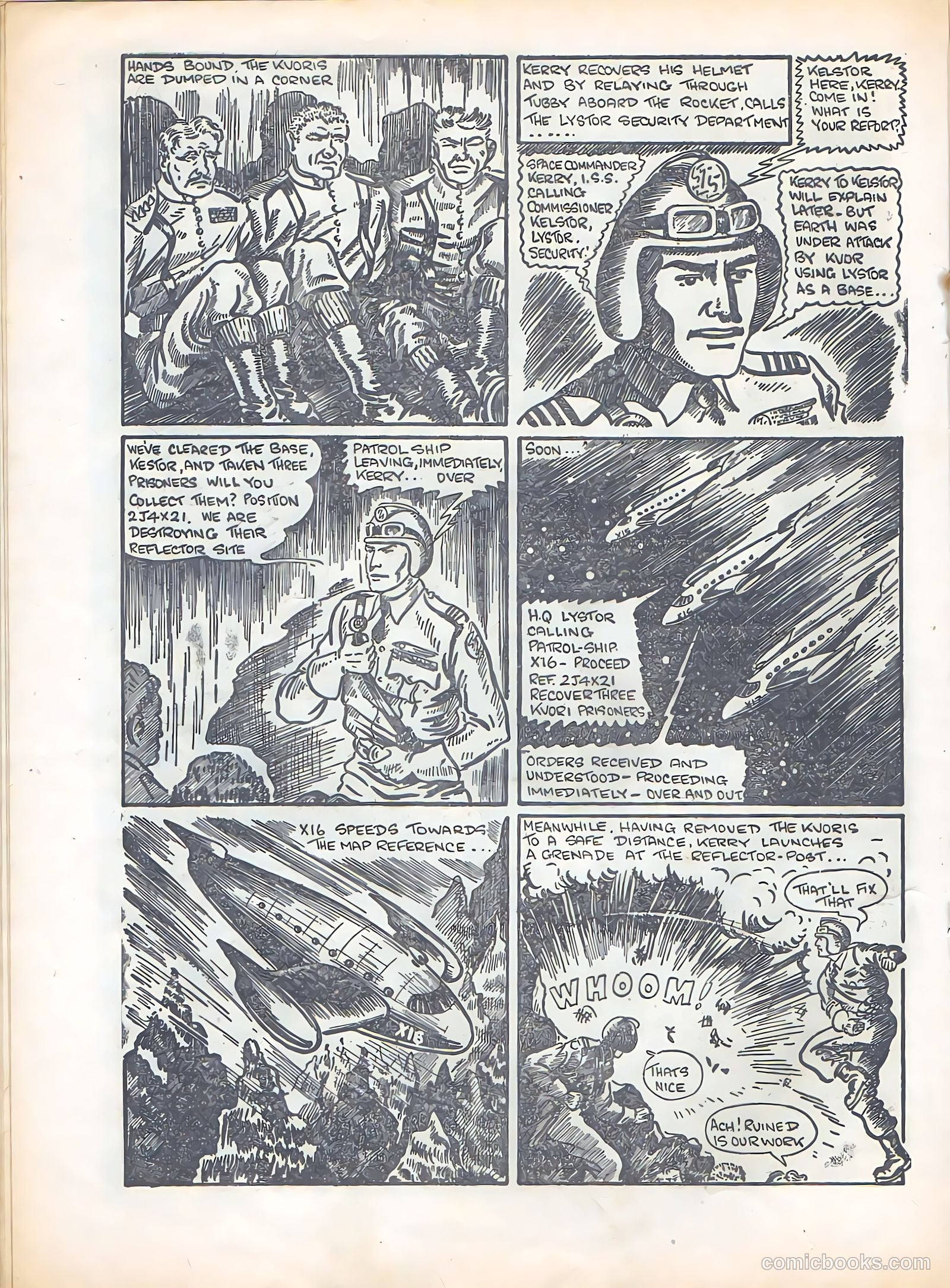 Space Commander Kerry #51 (1953) — page 16 of 28