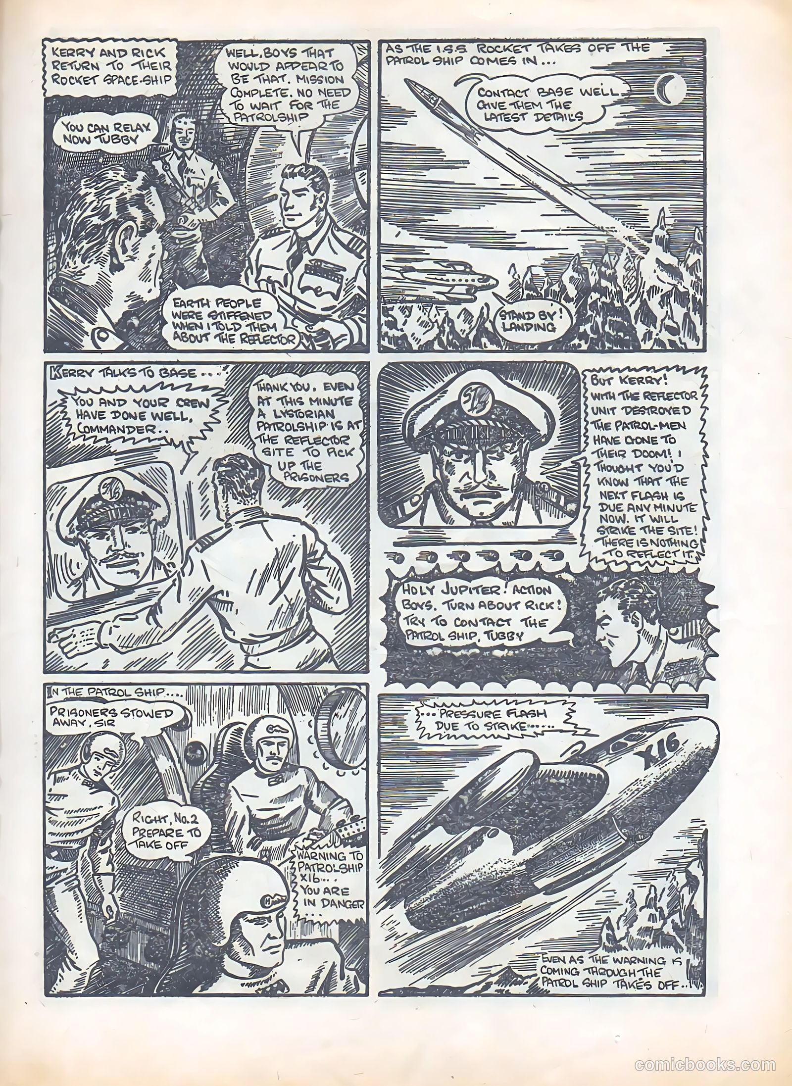 Space Commander Kerry #51 (1953) — page 17 of 28