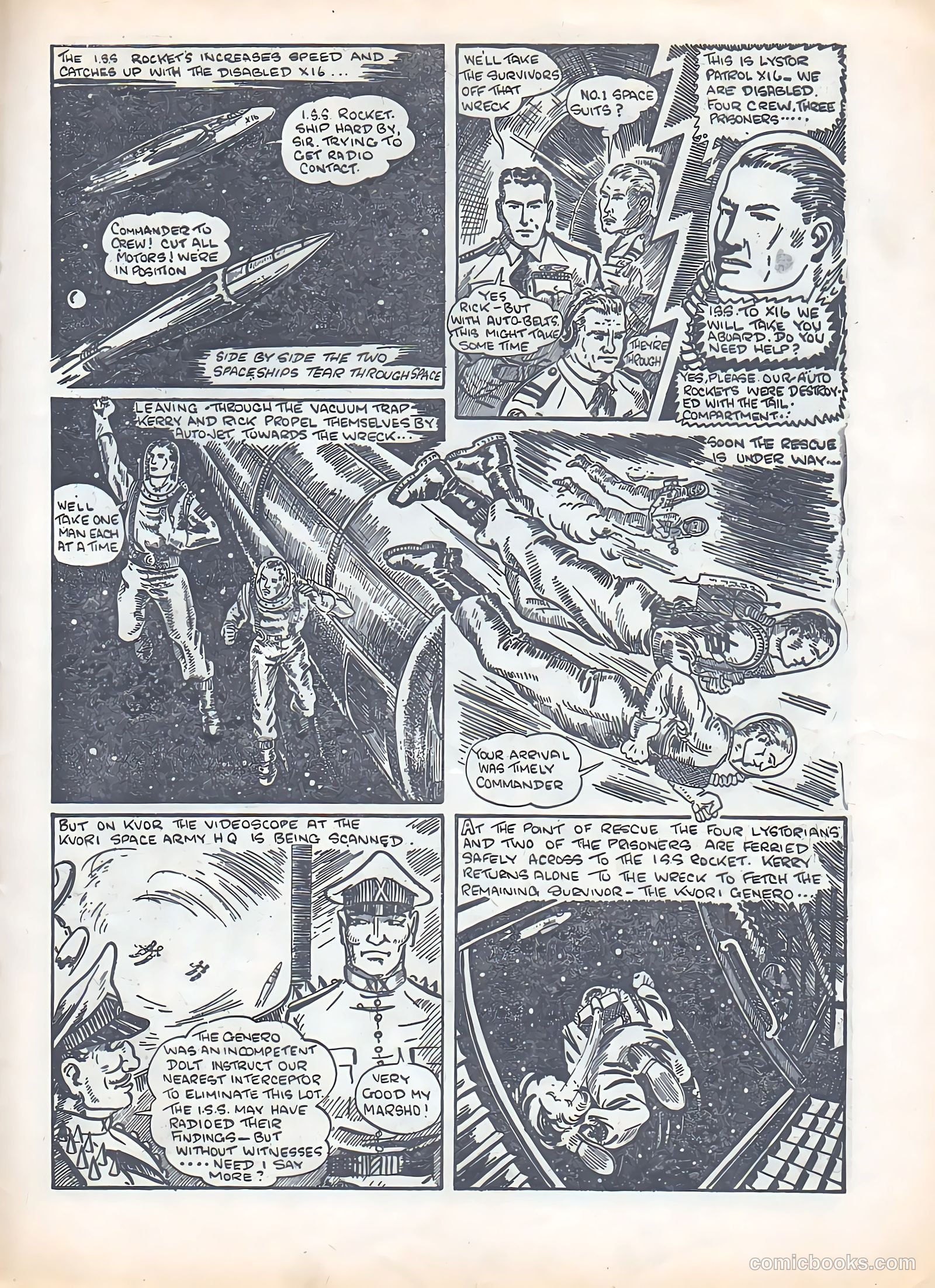 Space Commander Kerry #51 (1953) — page 19 of 28
