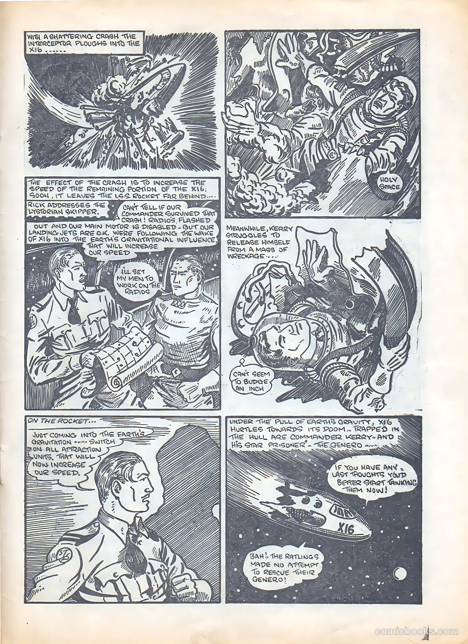 Space Commander Kerry #51 (1953) — page 21 of 28