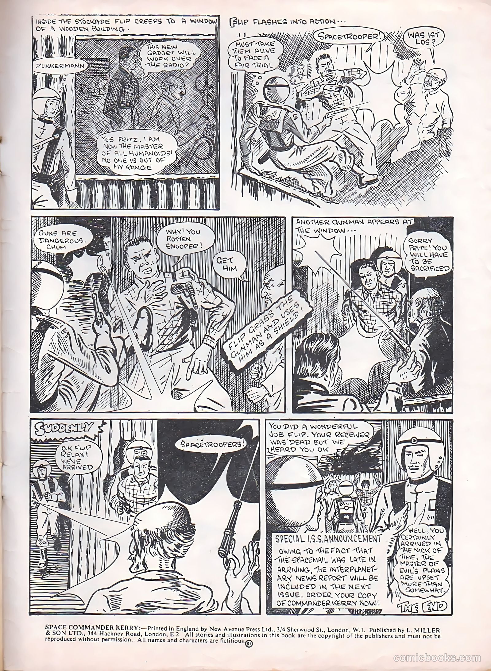 Space Commander Kerry #51 (1953) — page 27 of 28