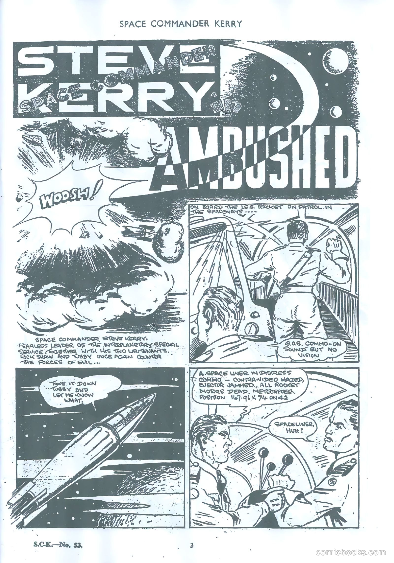 Space Commander Kerry #53 (1953) — page 3 of 28