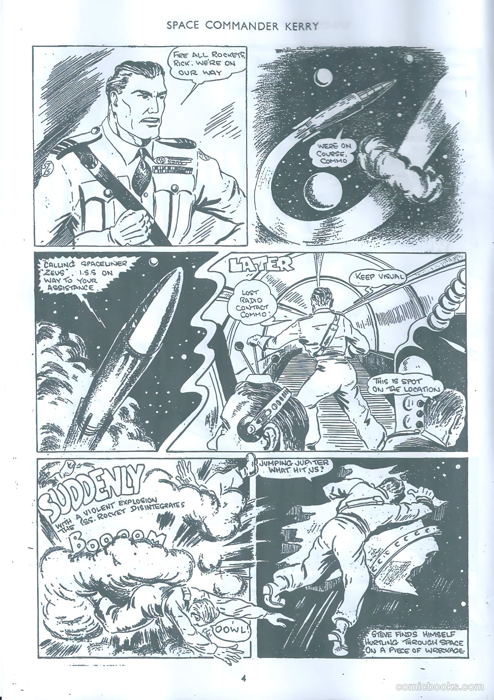 Space Commander Kerry #53 (1953) — page 4 of 28