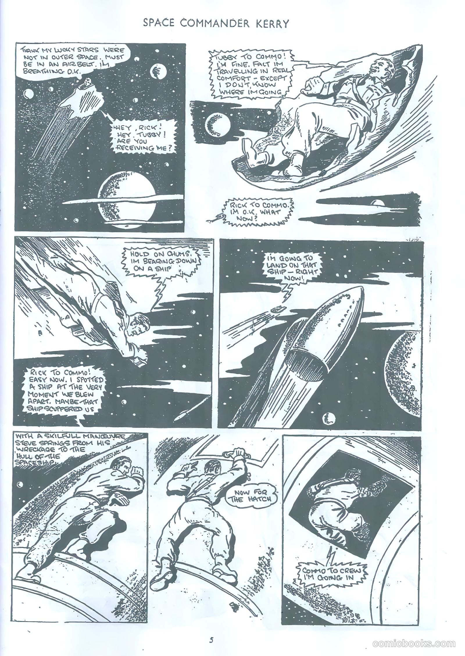 Space Commander Kerry #53 (1953) — page 5 of 28