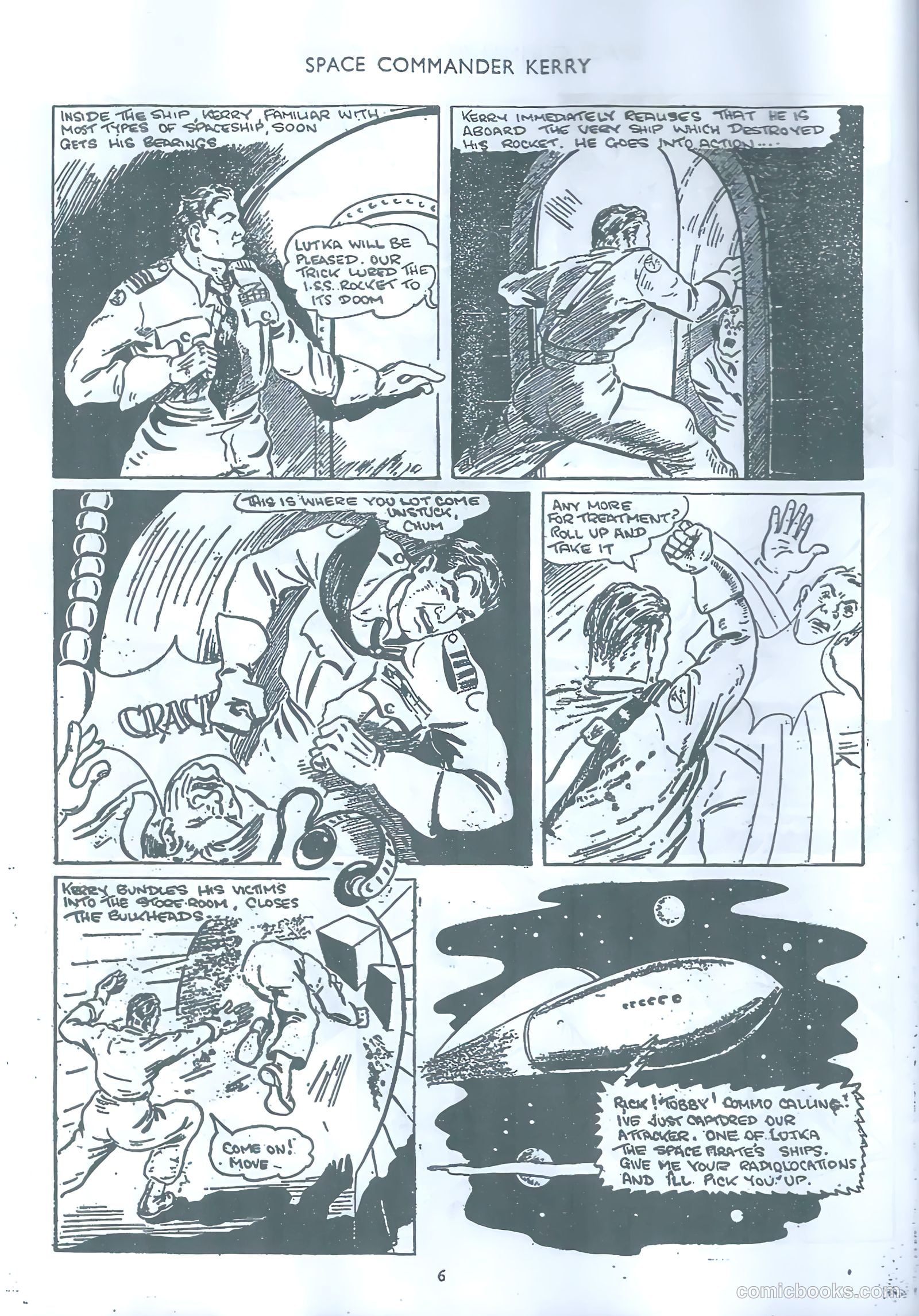Space Commander Kerry #53 (1953) — page 6 of 28