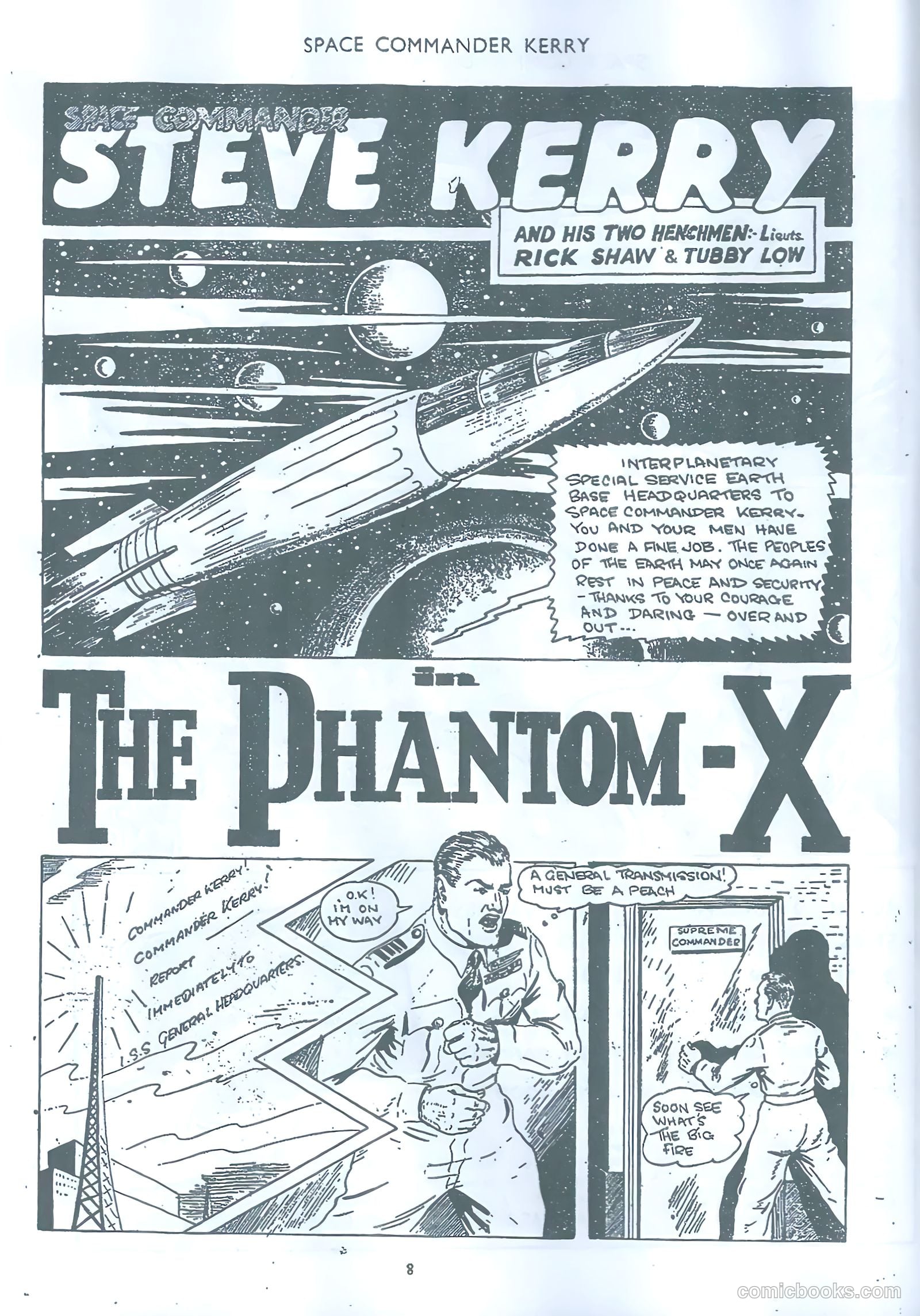 Space Commander Kerry #53 (1953) — page 8 of 28
