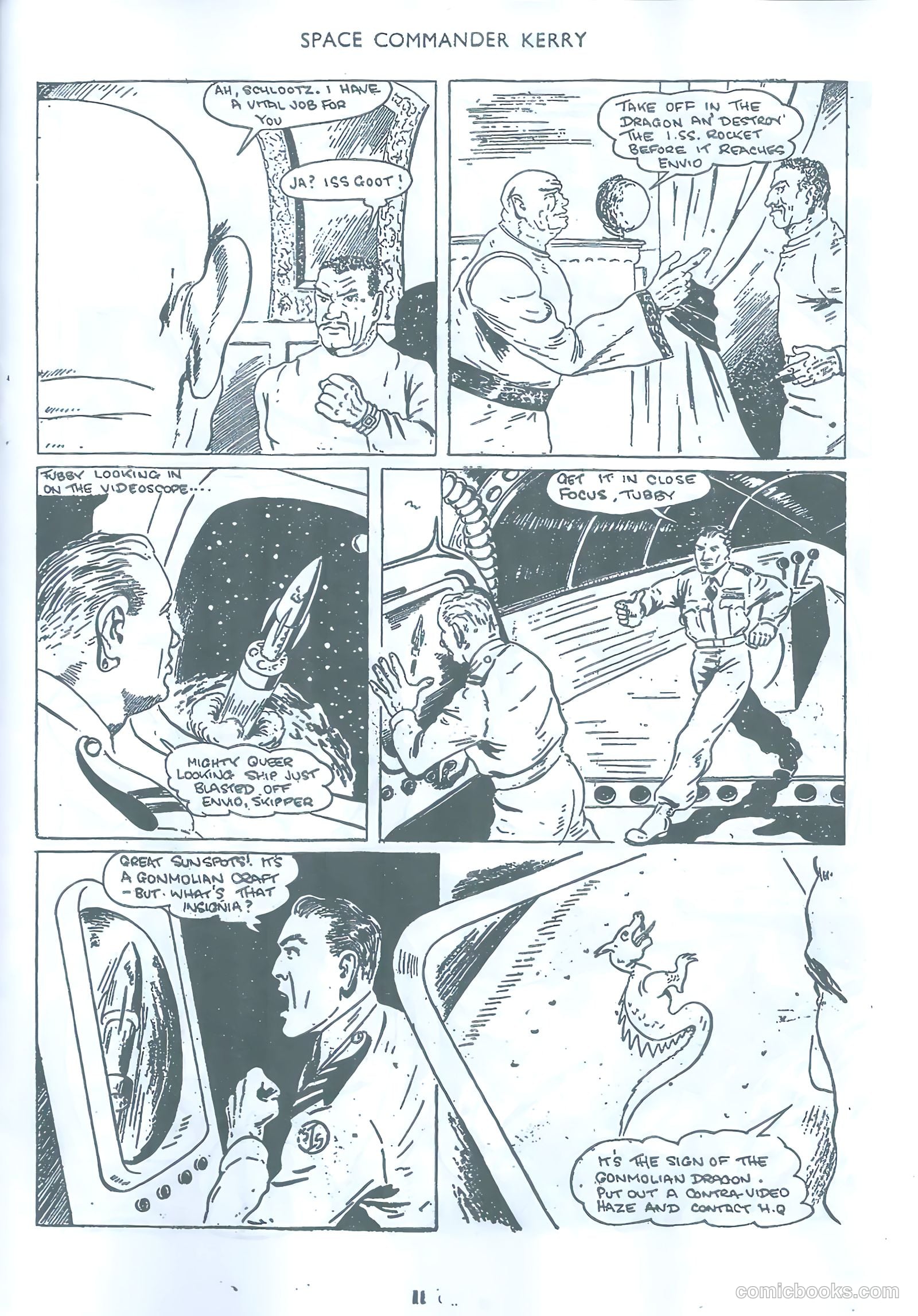 Space Commander Kerry #53 (1953) — page 11 of 28