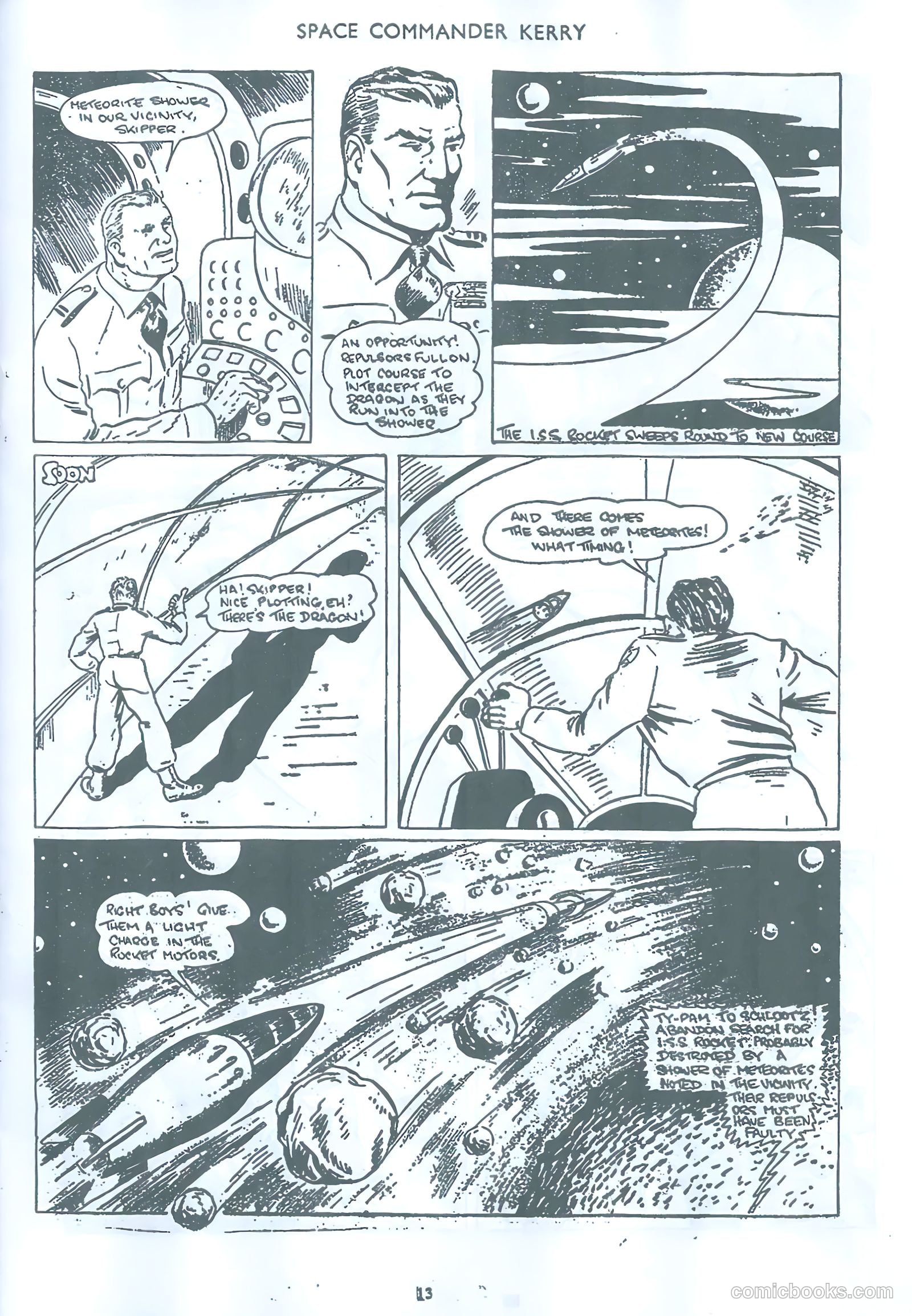 Space Commander Kerry #53 (1953) — page 13 of 28