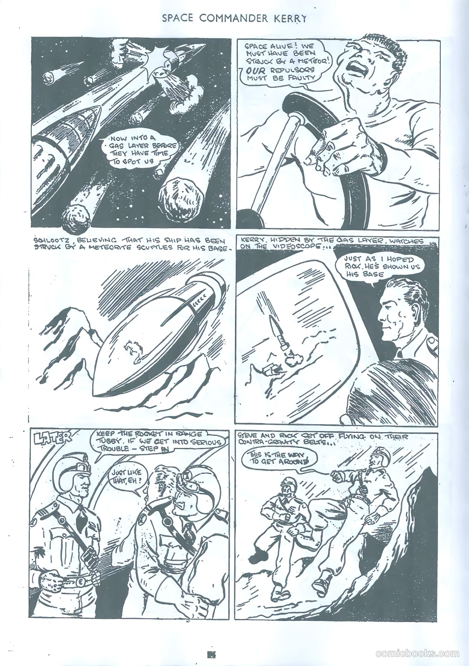 Space Commander Kerry #53 (1953) — page 14 of 28