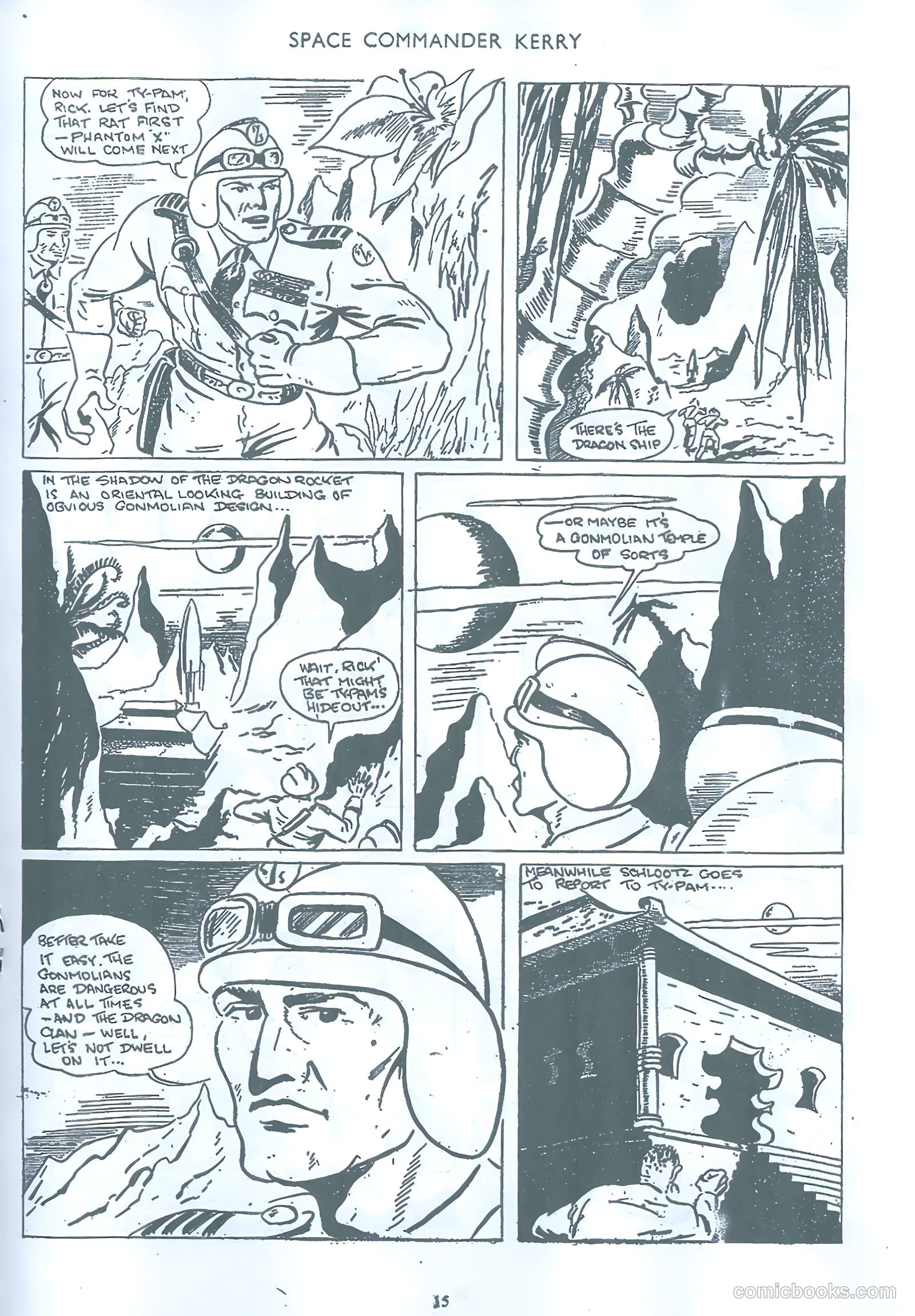 Space Commander Kerry #53 (1953) — page 15 of 28