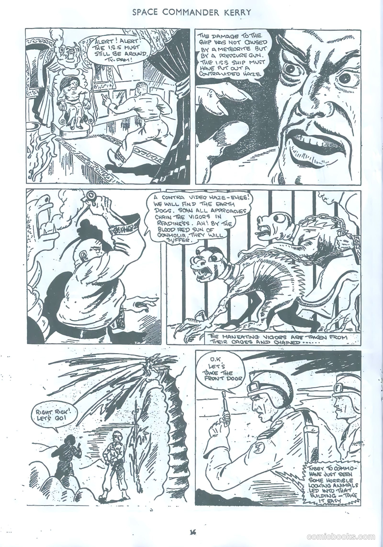 Space Commander Kerry #53 (1953) — page 16 of 28