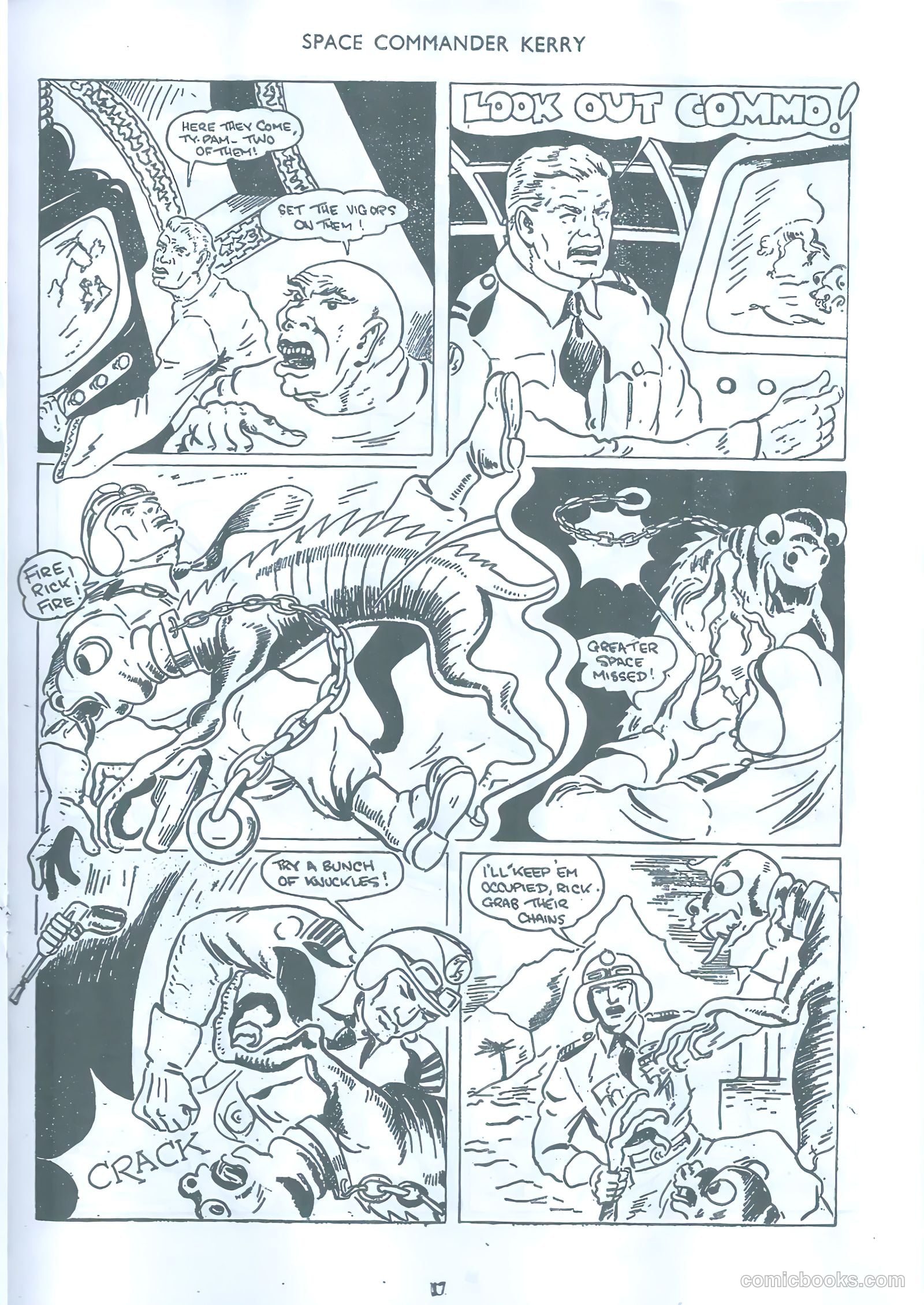 Space Commander Kerry #53 (1953) — page 17 of 28