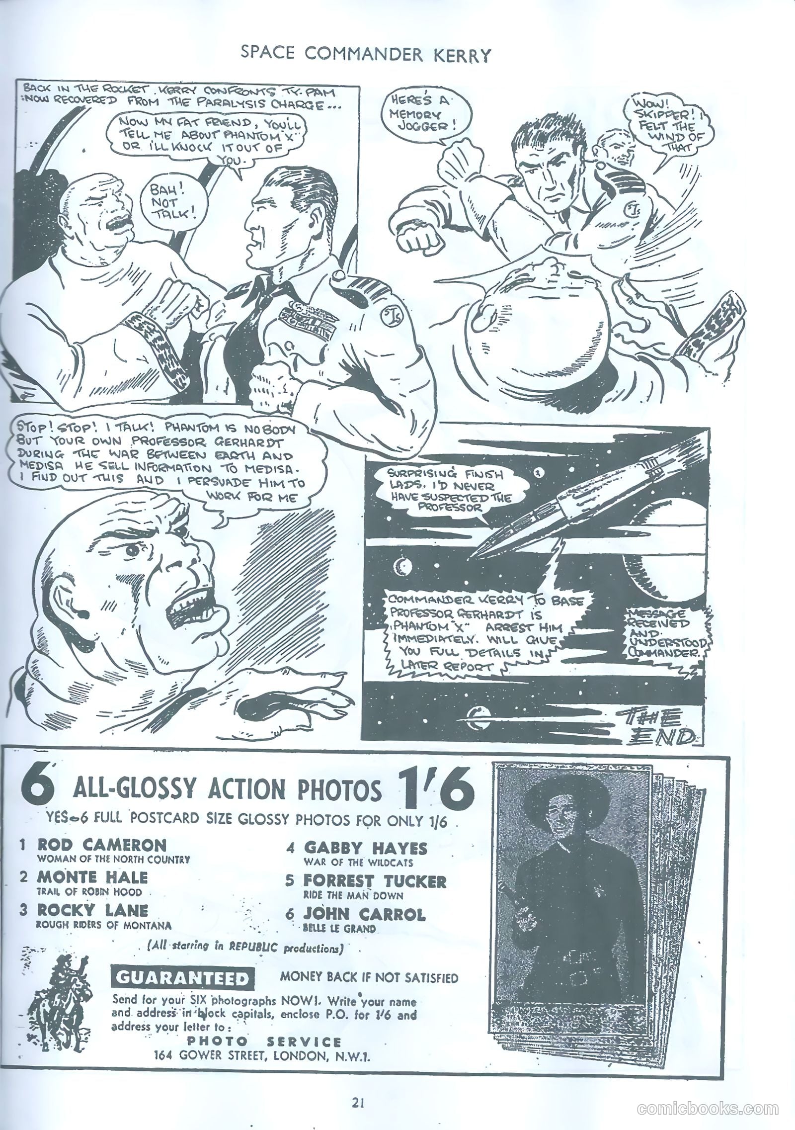 Space Commander Kerry #53 (1953) — page 21 of 28