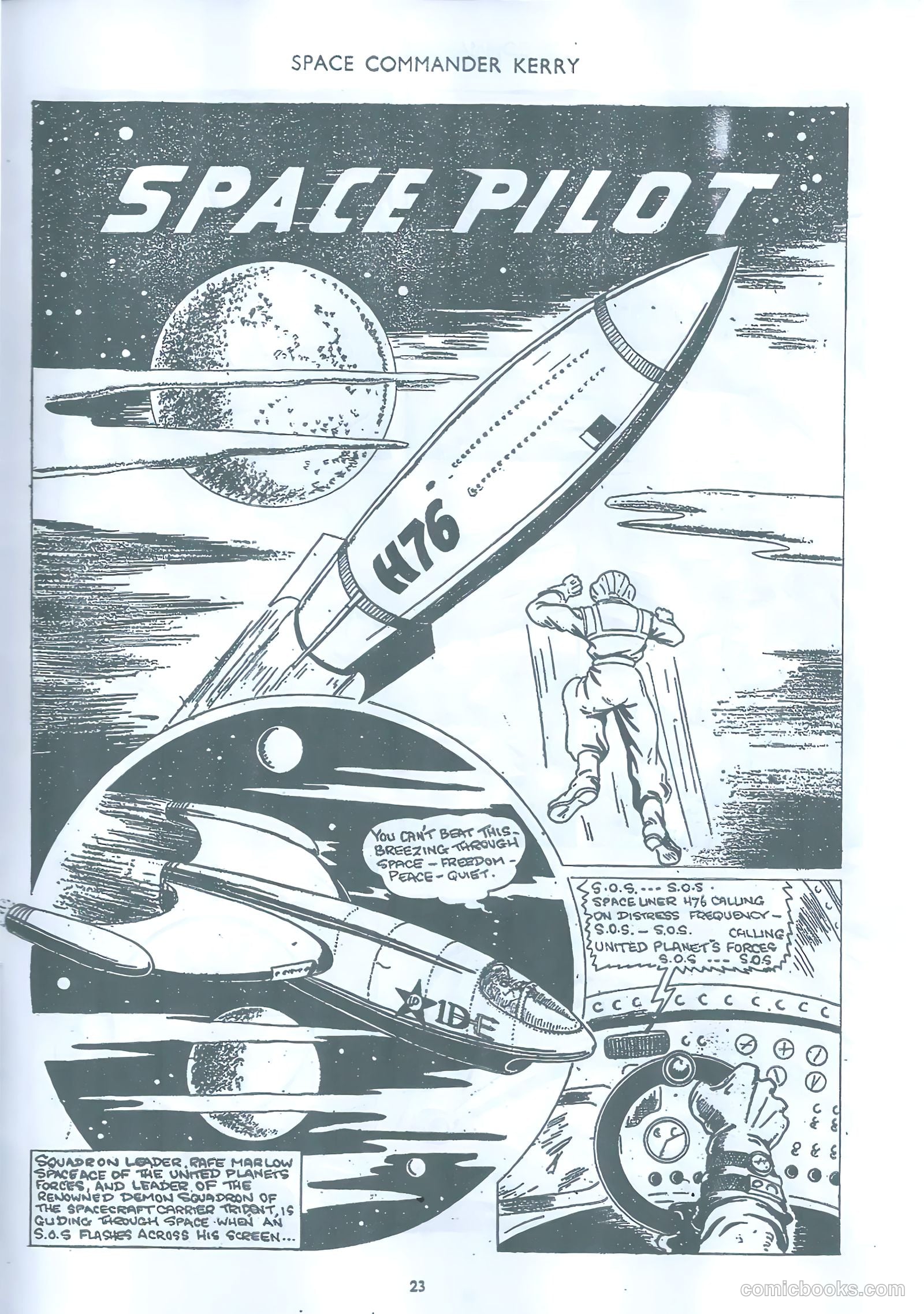 Space Commander Kerry #53 (1953) — page 23 of 28