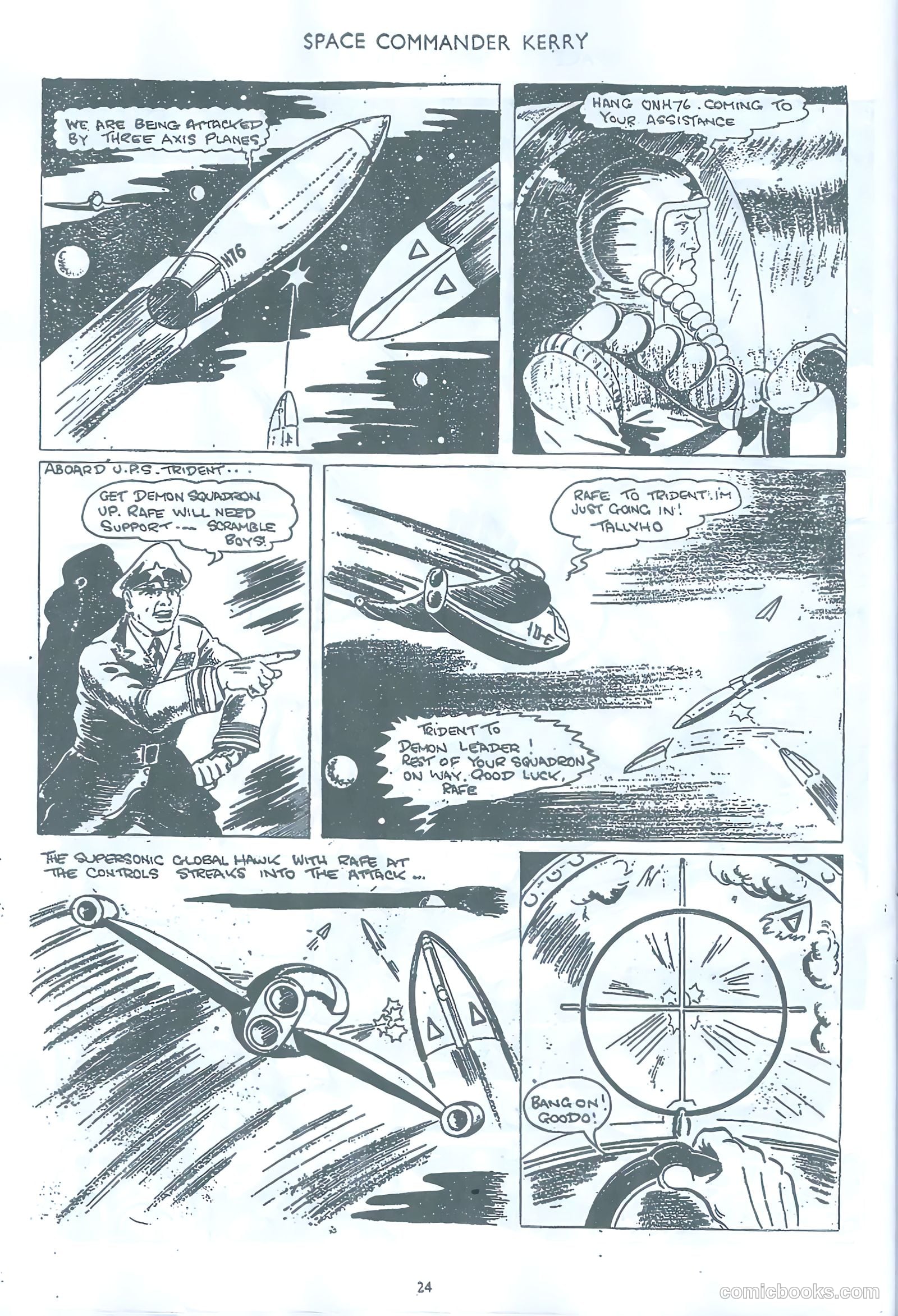 Space Commander Kerry #53 (1953) — page 24 of 28