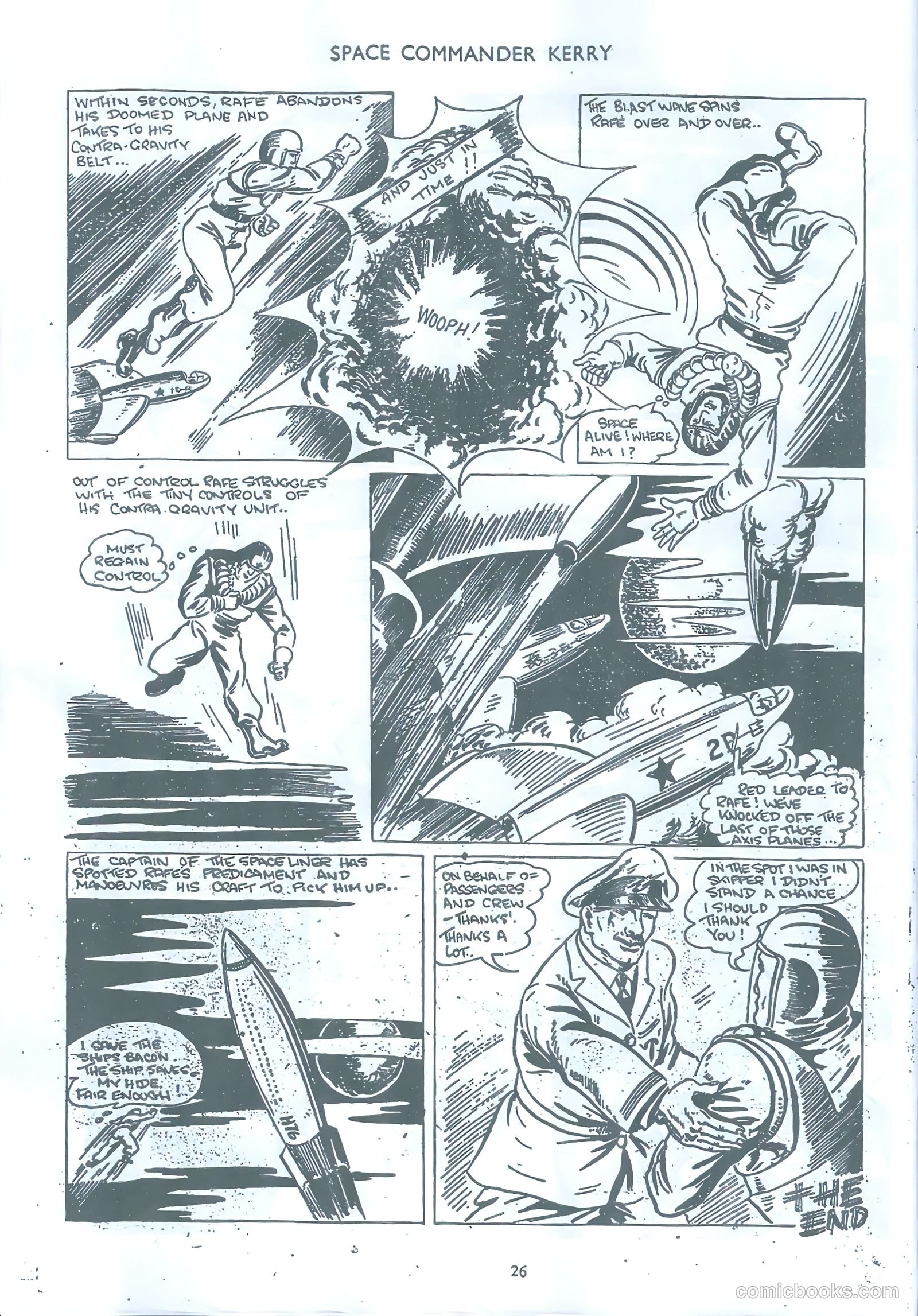 Space Commander Kerry #53 (1953) — page 26 of 28
