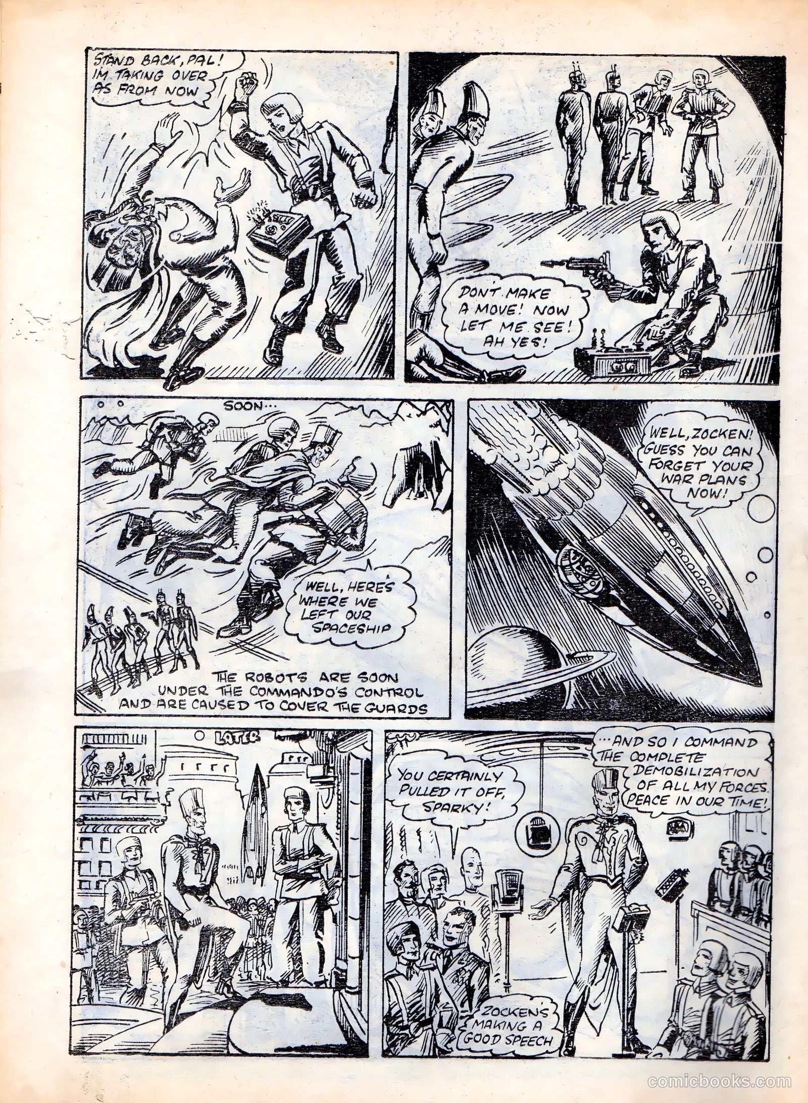 Space Commando Comics #57 (1954) — page 8 of 28