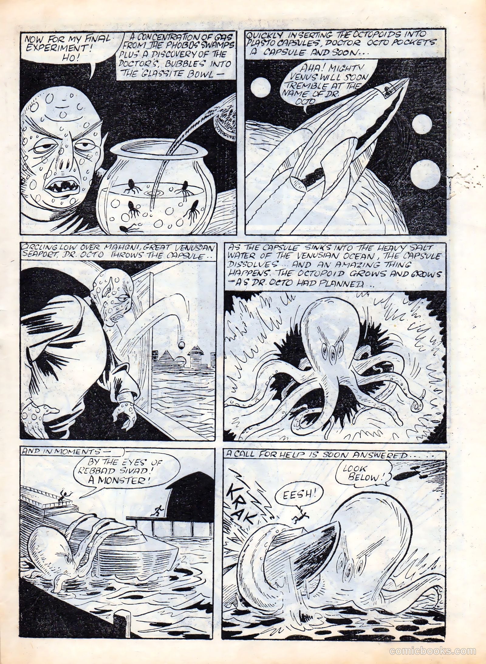 Space Commando Comics #57 (1954) — page 11 of 28