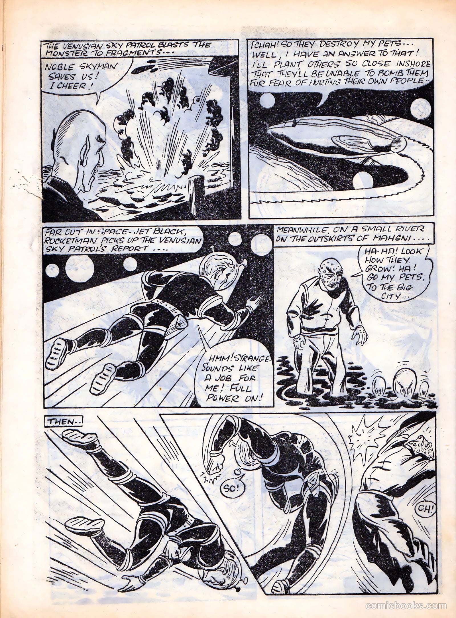 Space Commando Comics #57 (1954) — page 12 of 28