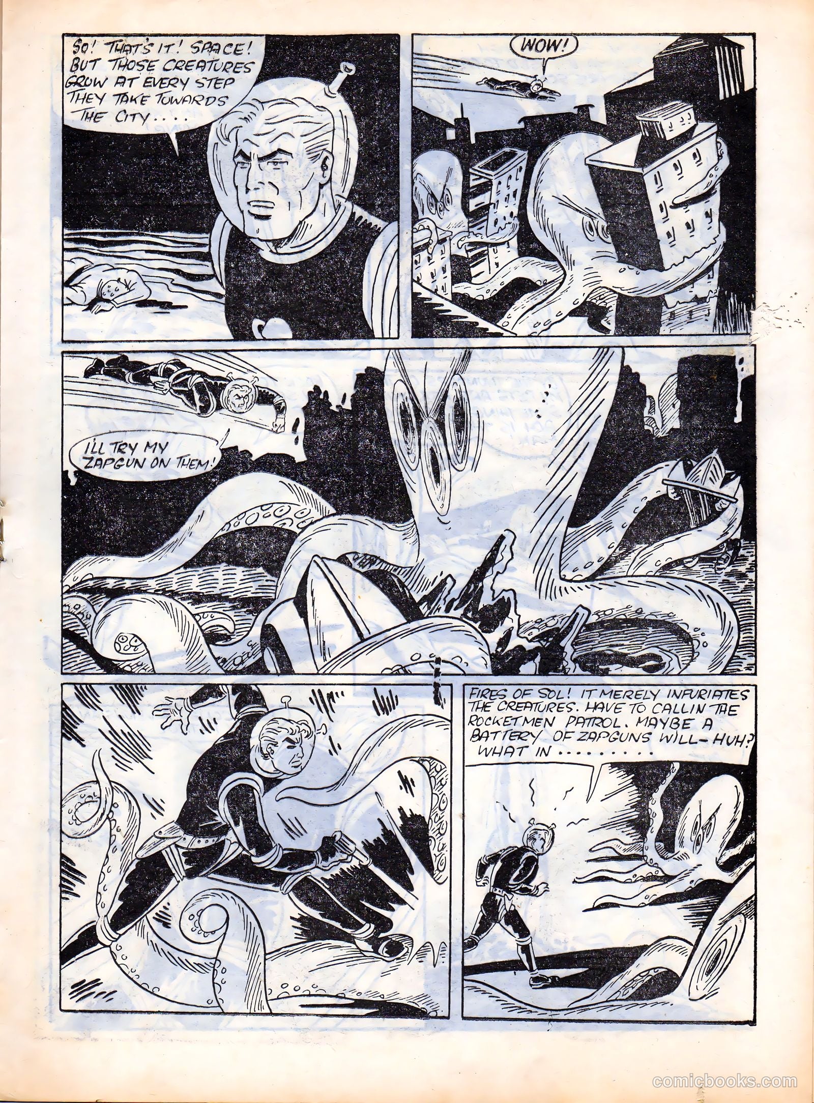 Space Commando Comics #57 (1954) — page 13 of 28