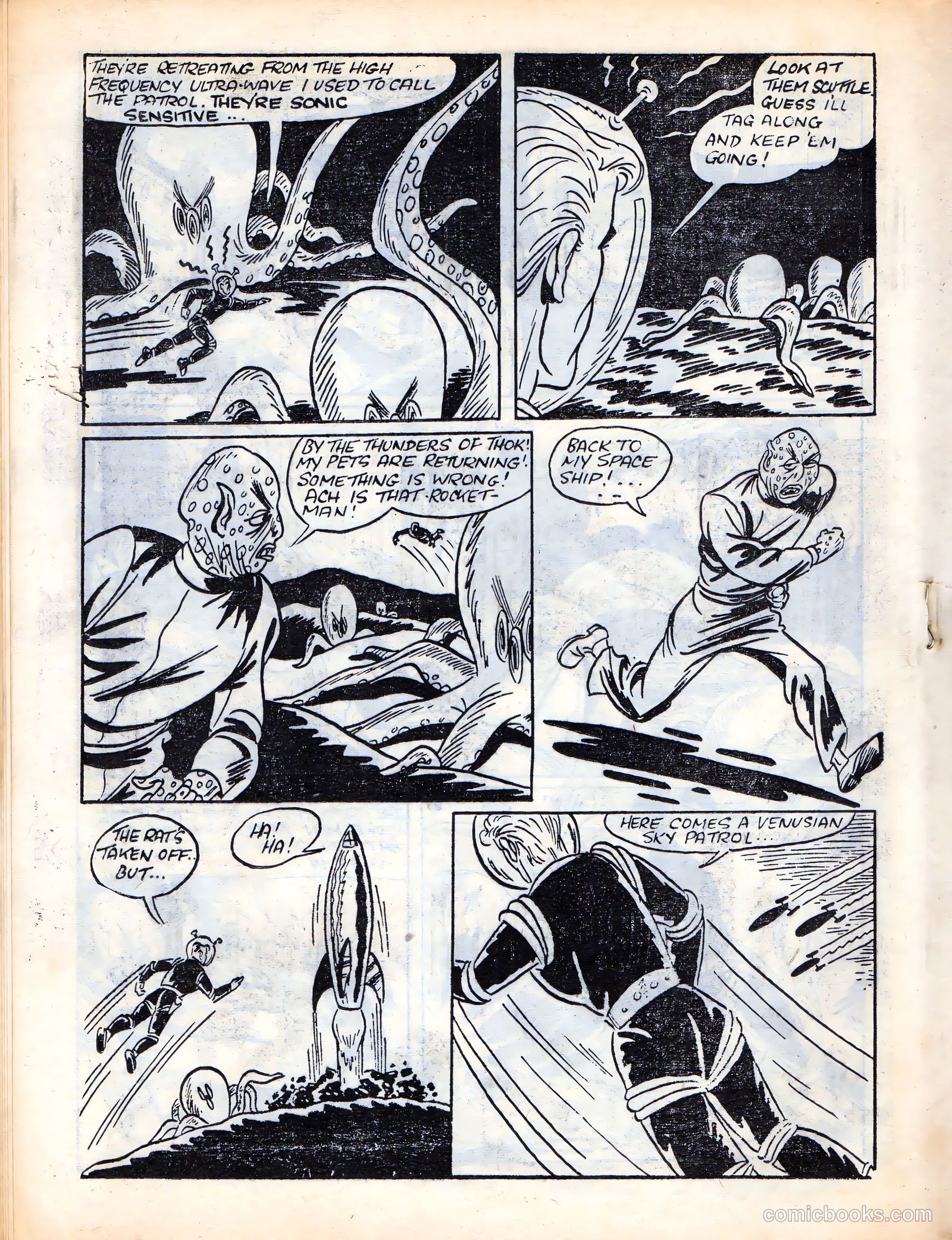 Space Commando Comics #57 (1954) — page 14 of 28