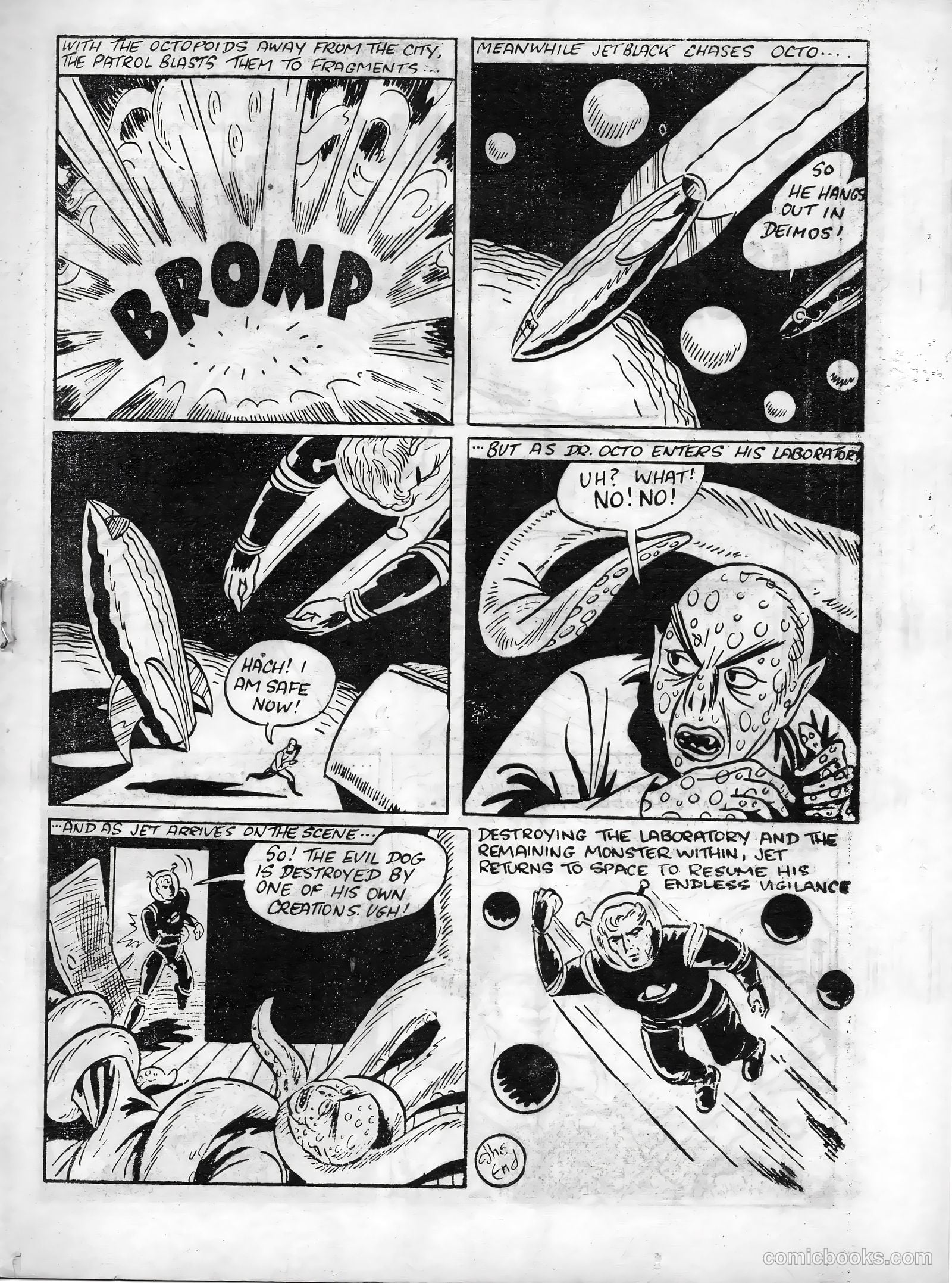 Space Commando Comics #57 (1954) — page 15 of 28
