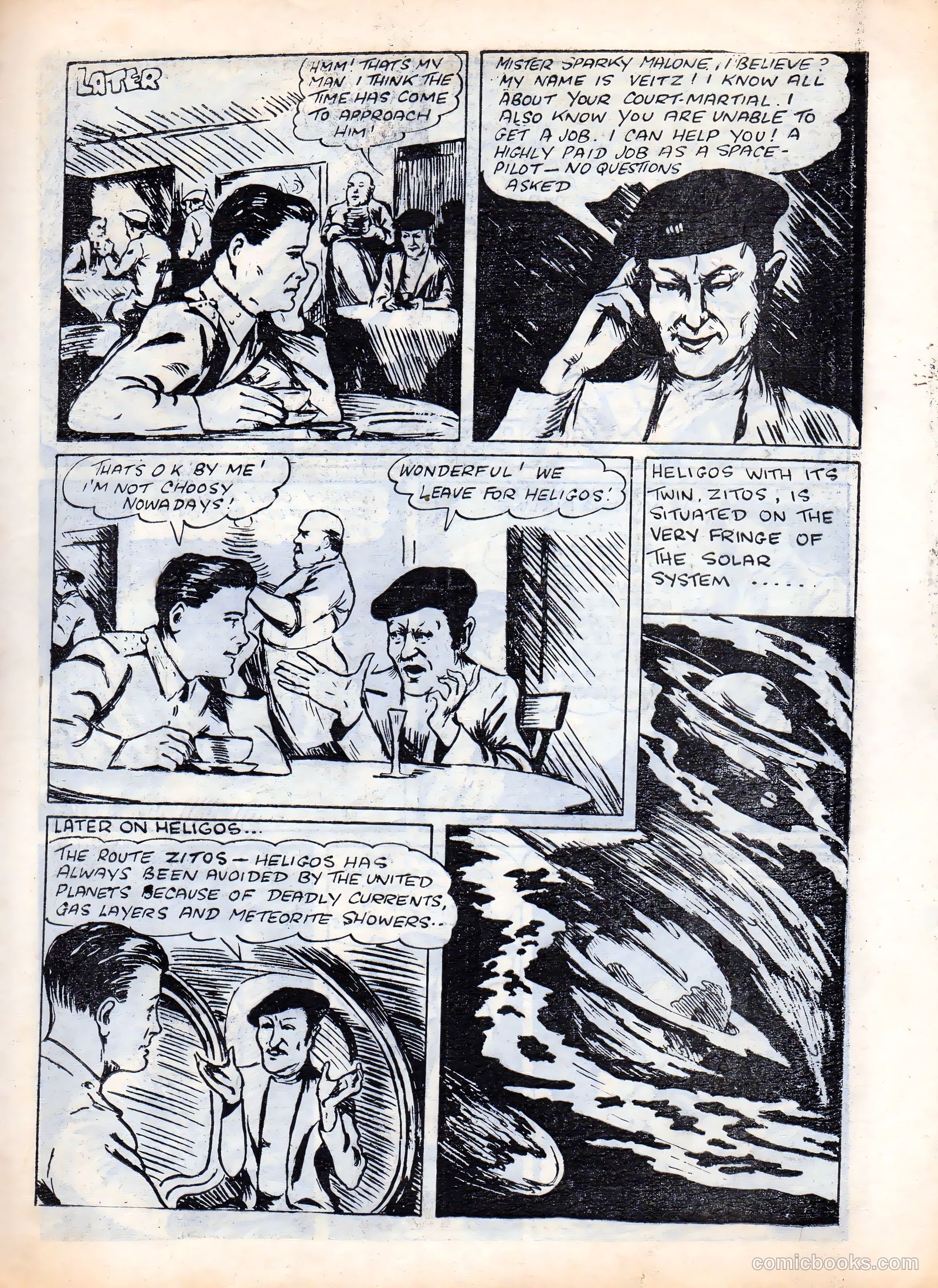 Space Commando Comics #57 (1954) — page 19 of 28
