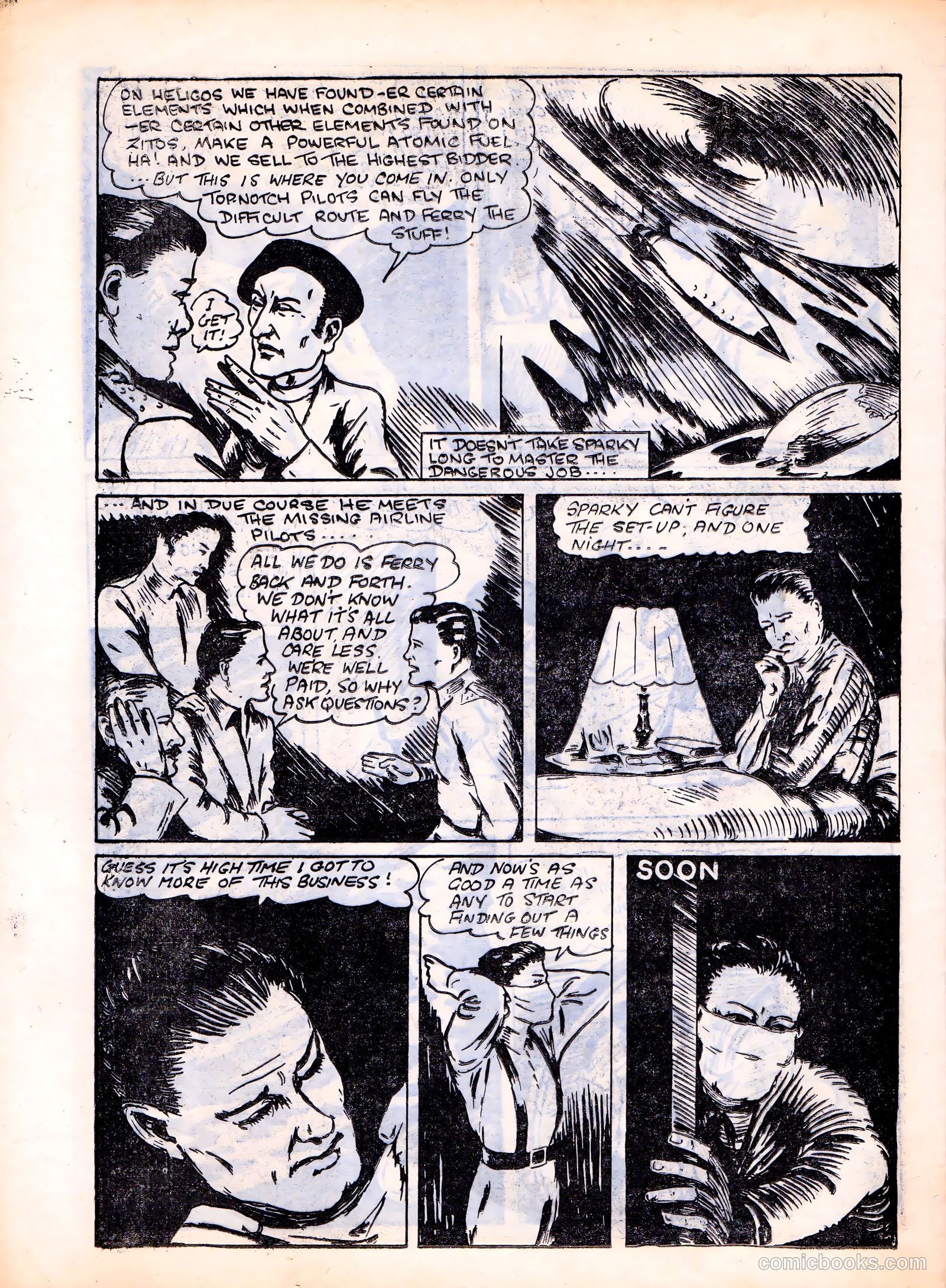Space Commando Comics #57 (1954) — page 20 of 28